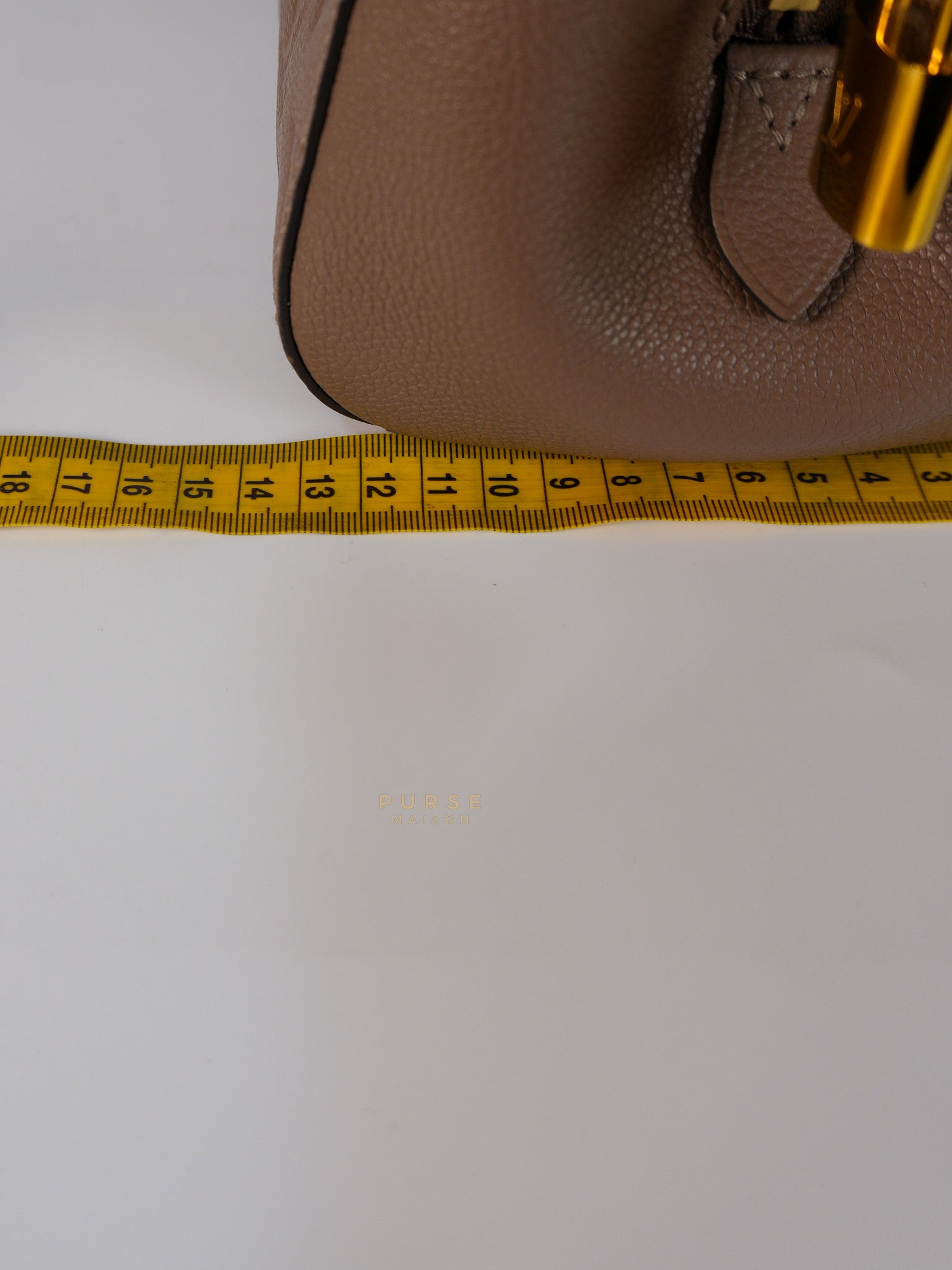 Montaigne BB in Taupe Monogram Empreinte Leather (Date Code: SP1197) | Purse Maison Luxury Bags Shop