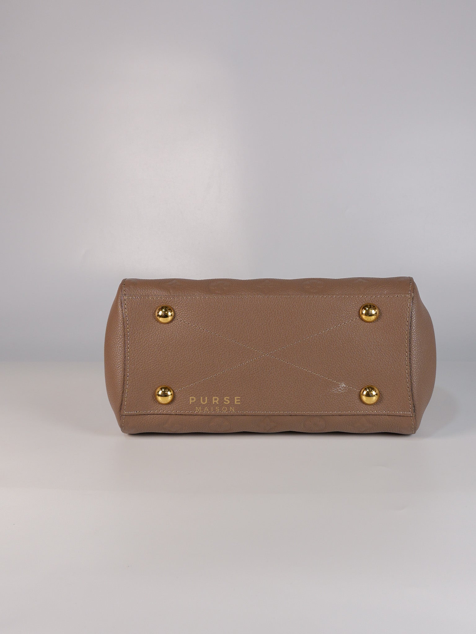 Montaigne BB in Taupe Monogram Empreinte Leather (Date Code: SP1197) | Purse Maison Luxury Bags Shop