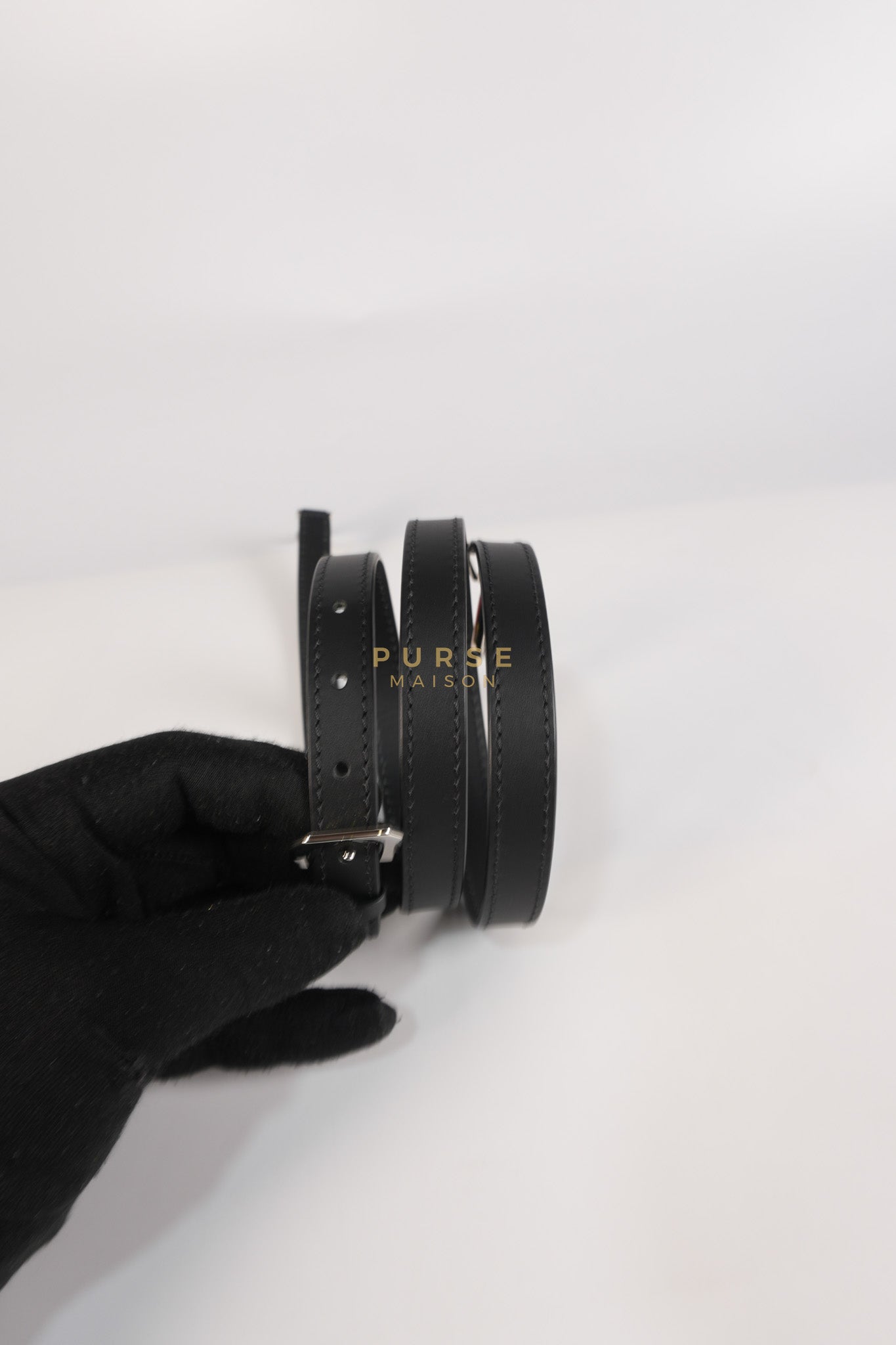 Monte Carlo Clutch Bag in Black Goyardine Canvas | Purse Maison Luxury Bags Shop