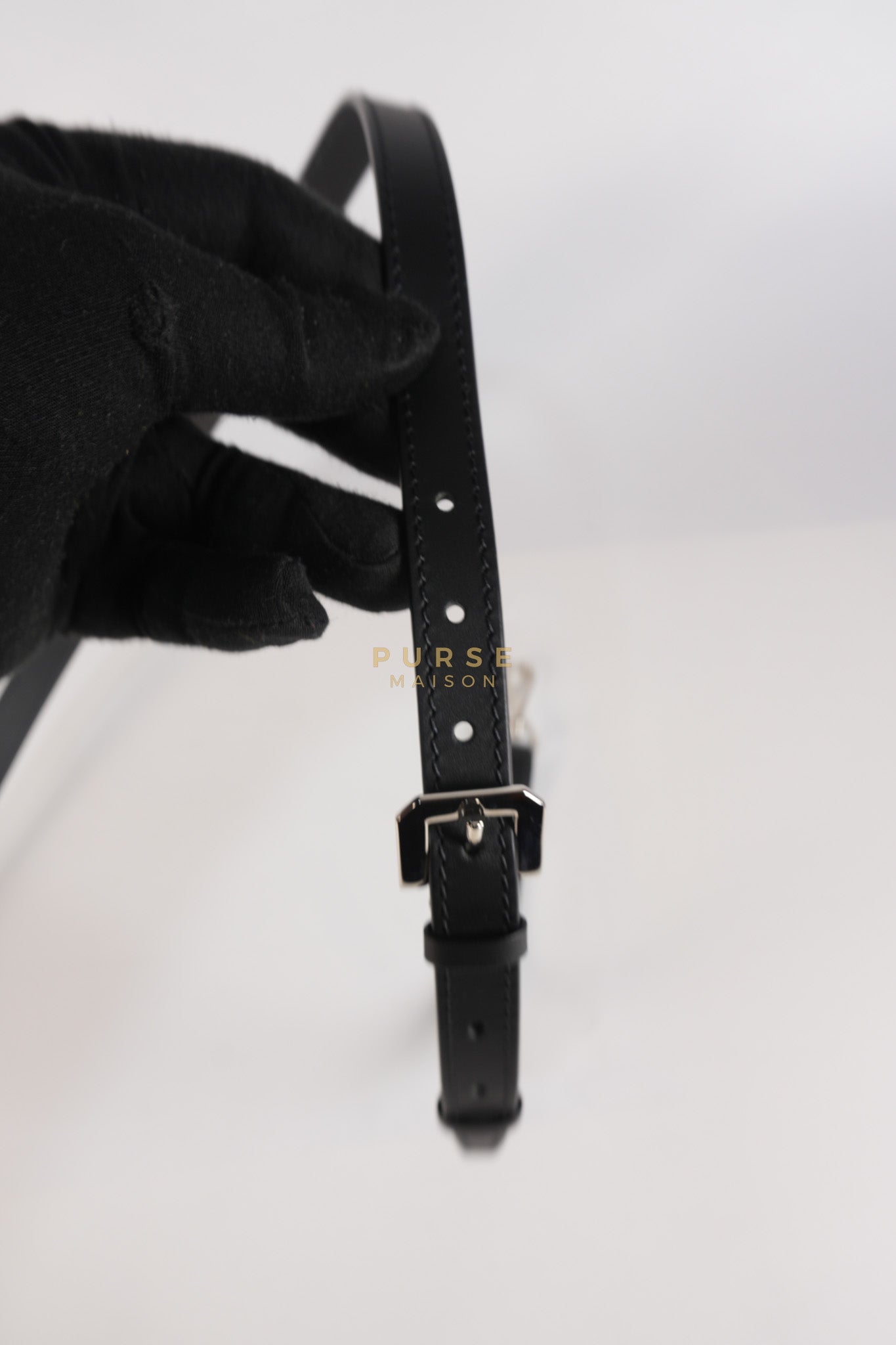 Monte Carlo Clutch Bag in Black Goyardine Canvas | Purse Maison Luxury Bags Shop