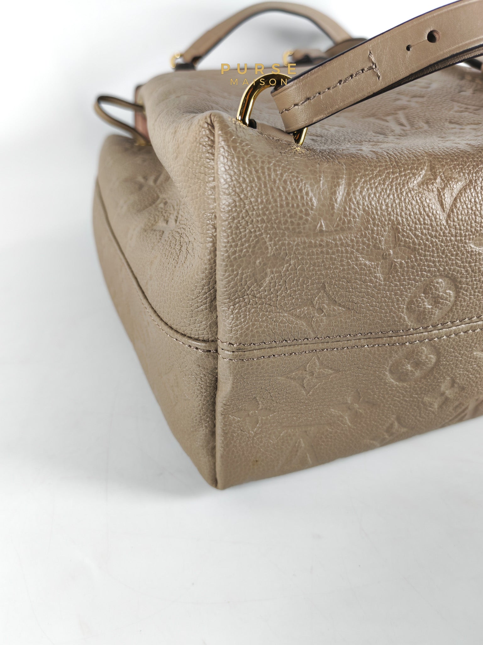 Montsouris NM in Turtledove Monogram Empreinte Leather Backpack (Microchip) | Purse Maison Luxury Bags Shop