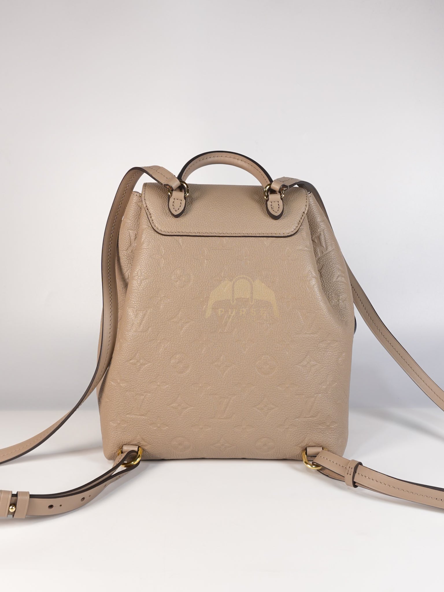 Montsouris NM in Turtledove Monogram Empreinte Leather Backpack (Microchip) | Purse Maison Luxury Bags Shop