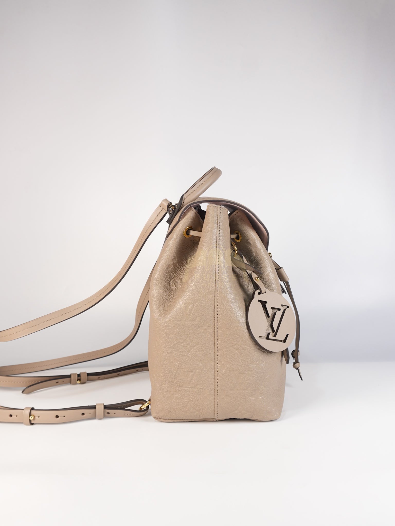 Montsouris NM in Turtledove Monogram Empreinte Leather Backpack (Microchip) | Purse Maison Luxury Bags Shop