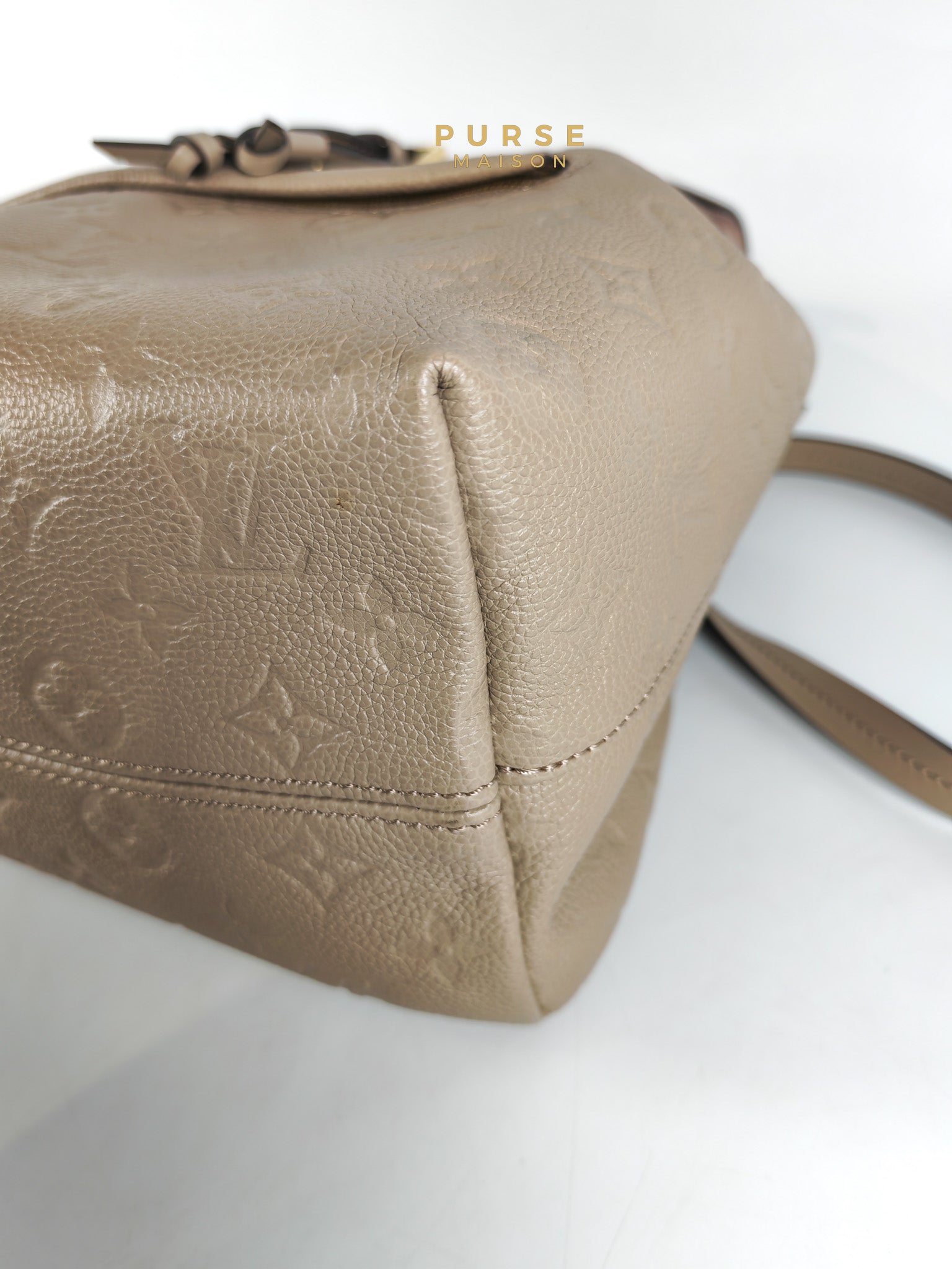 Montsouris NM in Turtledove Monogram Empreinte Leather Backpack (Microchip) | Purse Maison Luxury Bags Shop