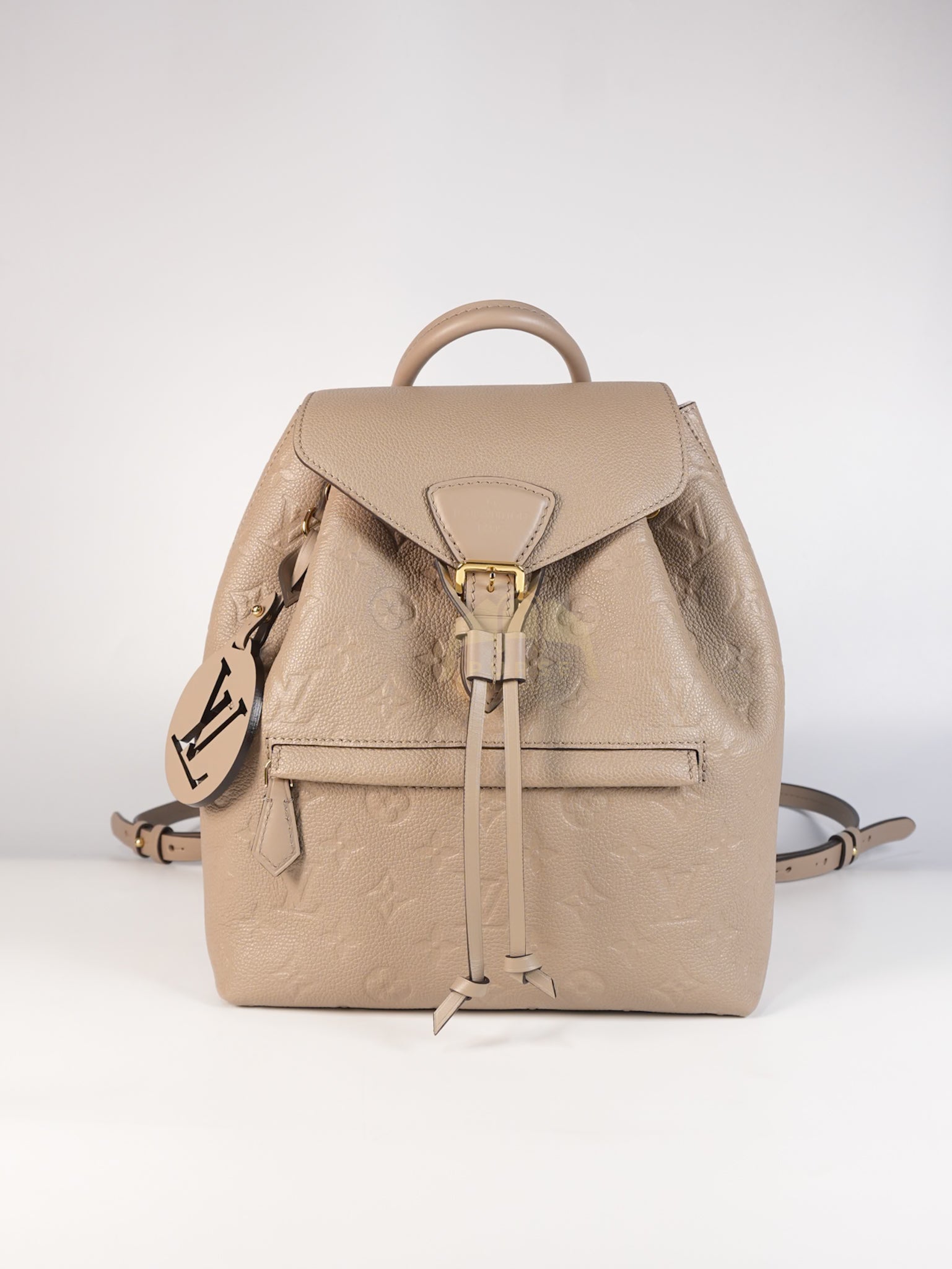 Montsouris NM in Turtledove Monogram Empreinte Leather Backpack (Microchip) | Purse Maison Luxury Bags Shop