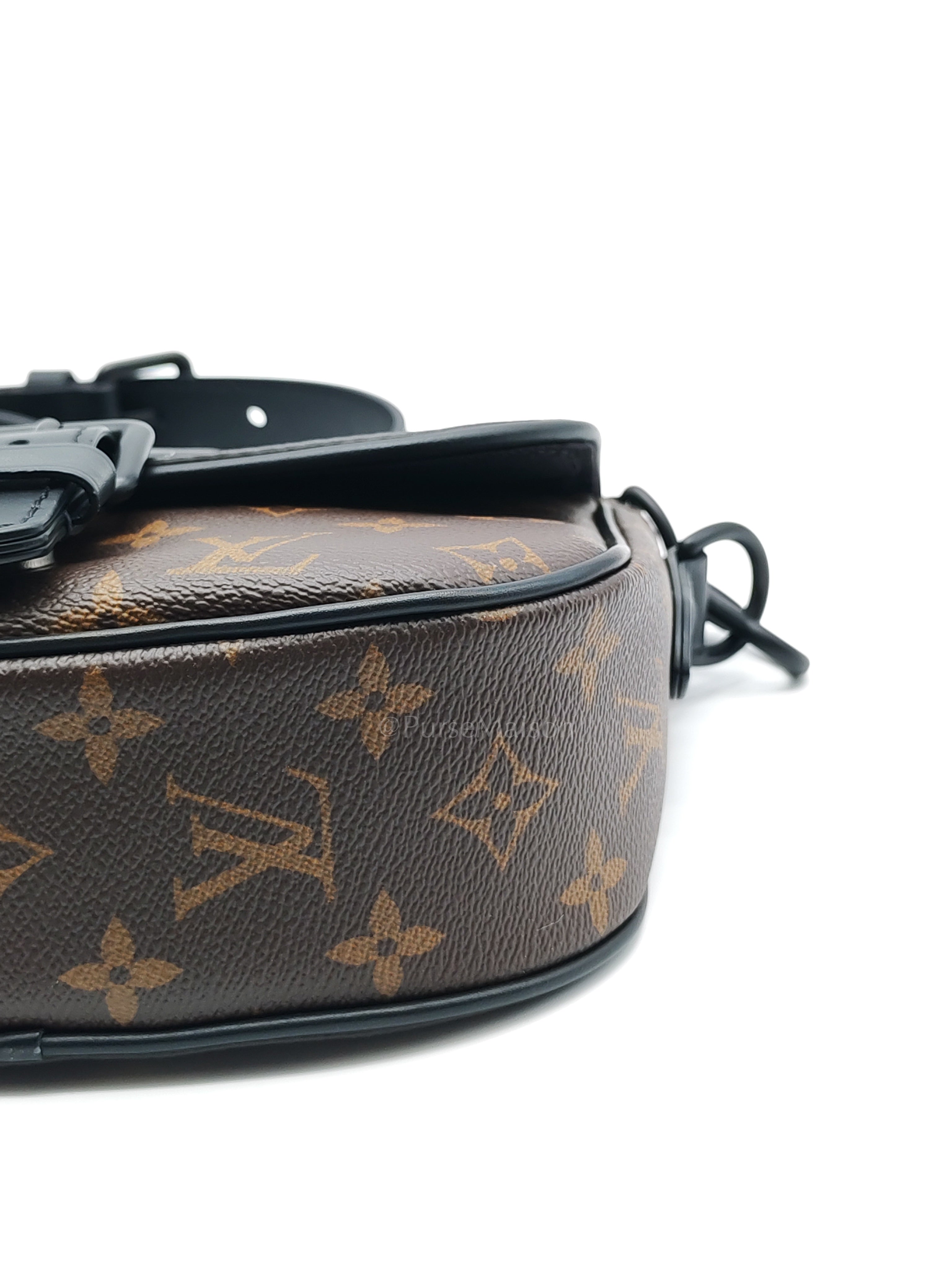 Montsouris PM Monogram Canvas Messenger Cross Body Bag (Microchip) | Purse Maison Luxury Bags Shop