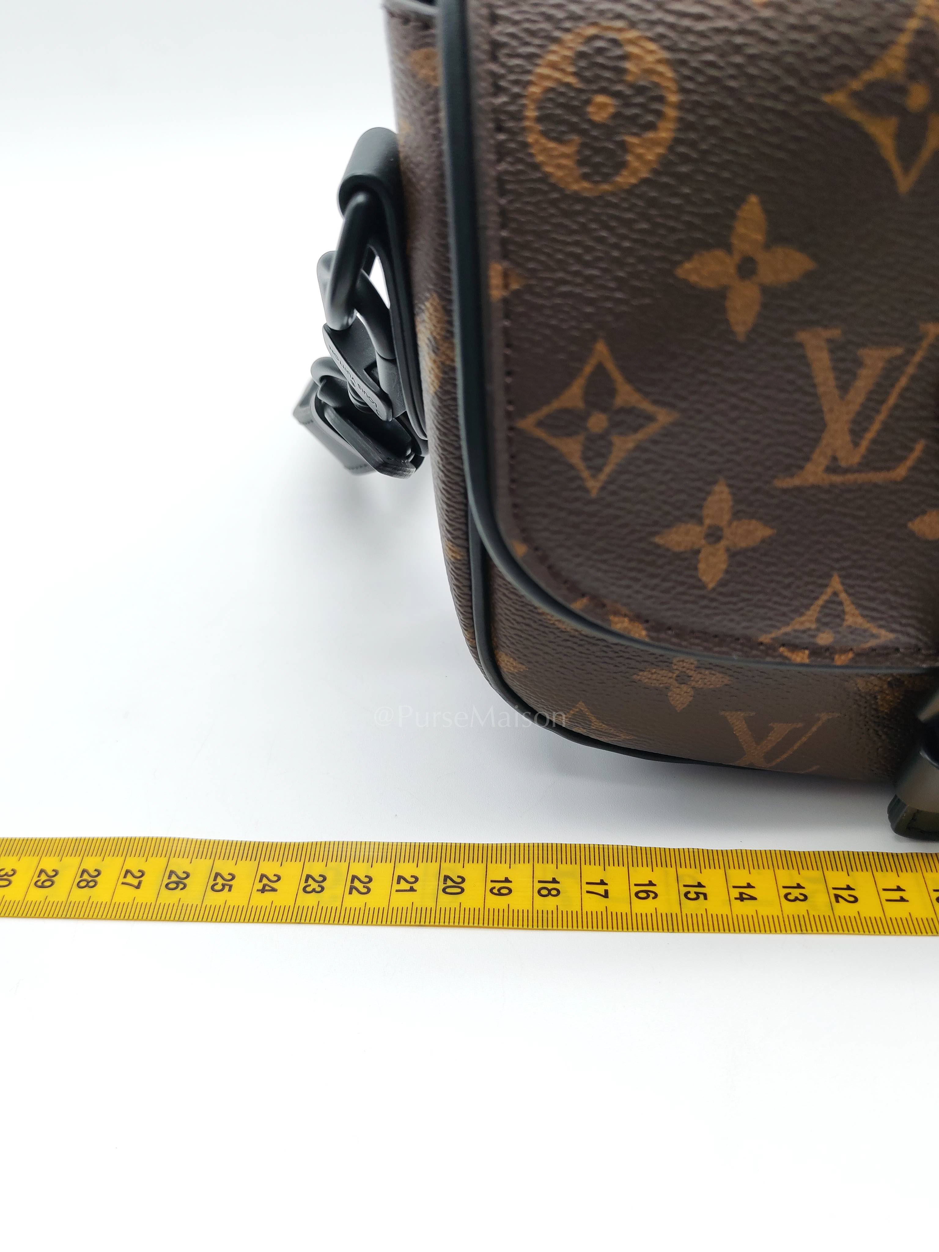 Montsouris PM Monogram Canvas Messenger Cross Body Bag (Microchip) | Purse Maison Luxury Bags Shop