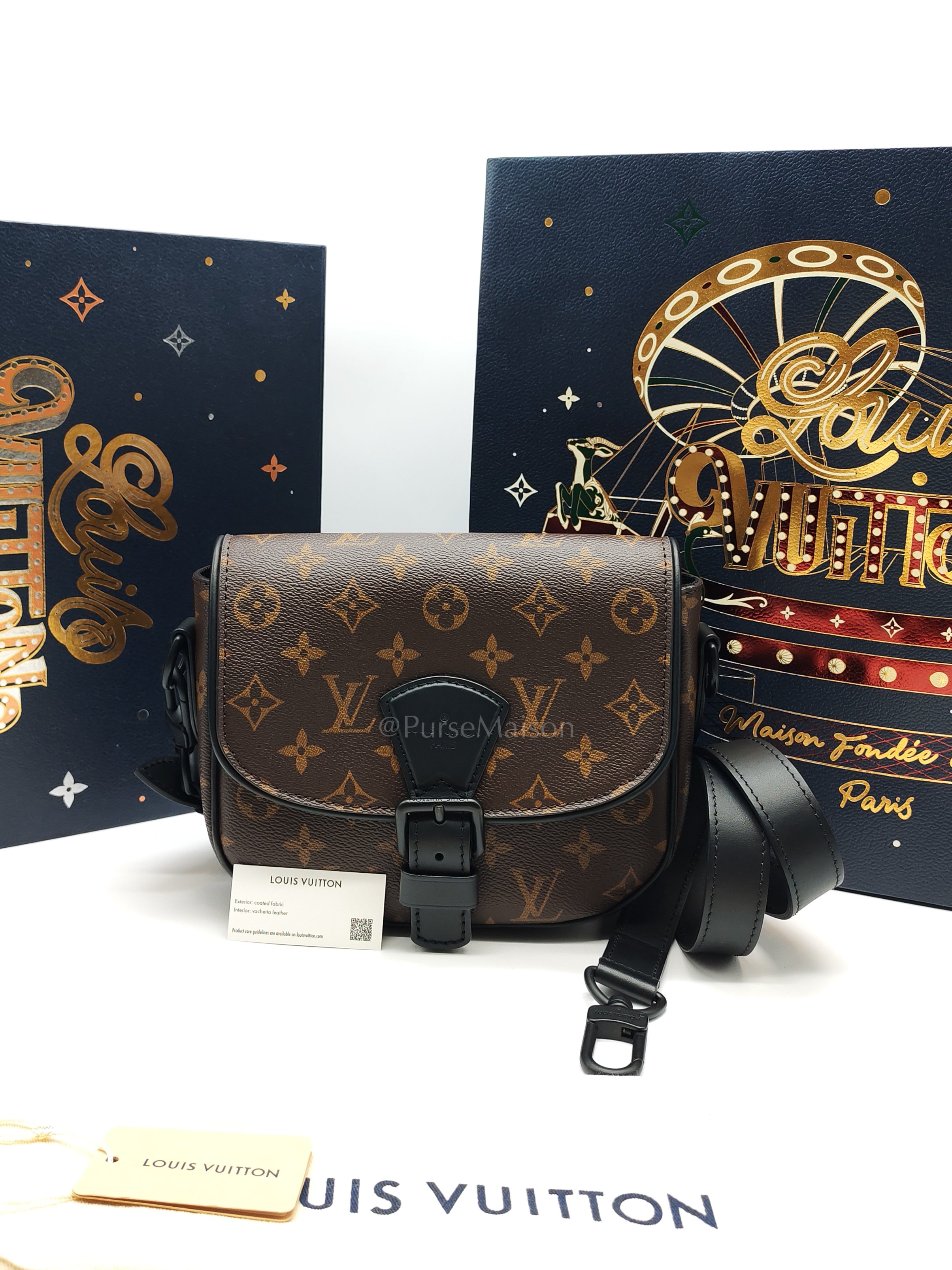 Montsouris PM Monogram Canvas Messenger Cross Body Bag (Microchip) | Purse Maison Luxury Bags Shop