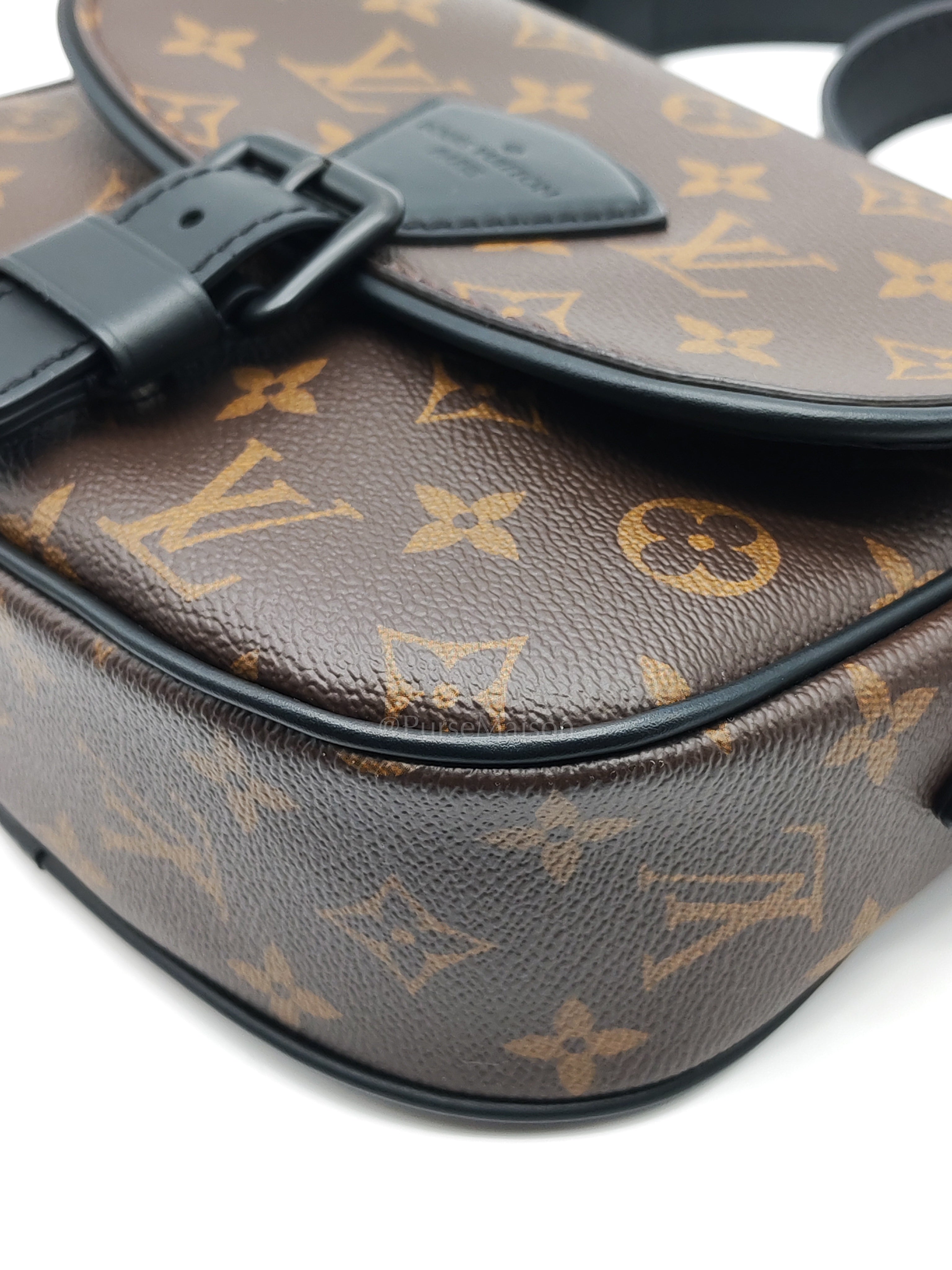 Montsouris PM Monogram Canvas Messenger Cross Body Bag (Microchip) | Purse Maison Luxury Bags Shop