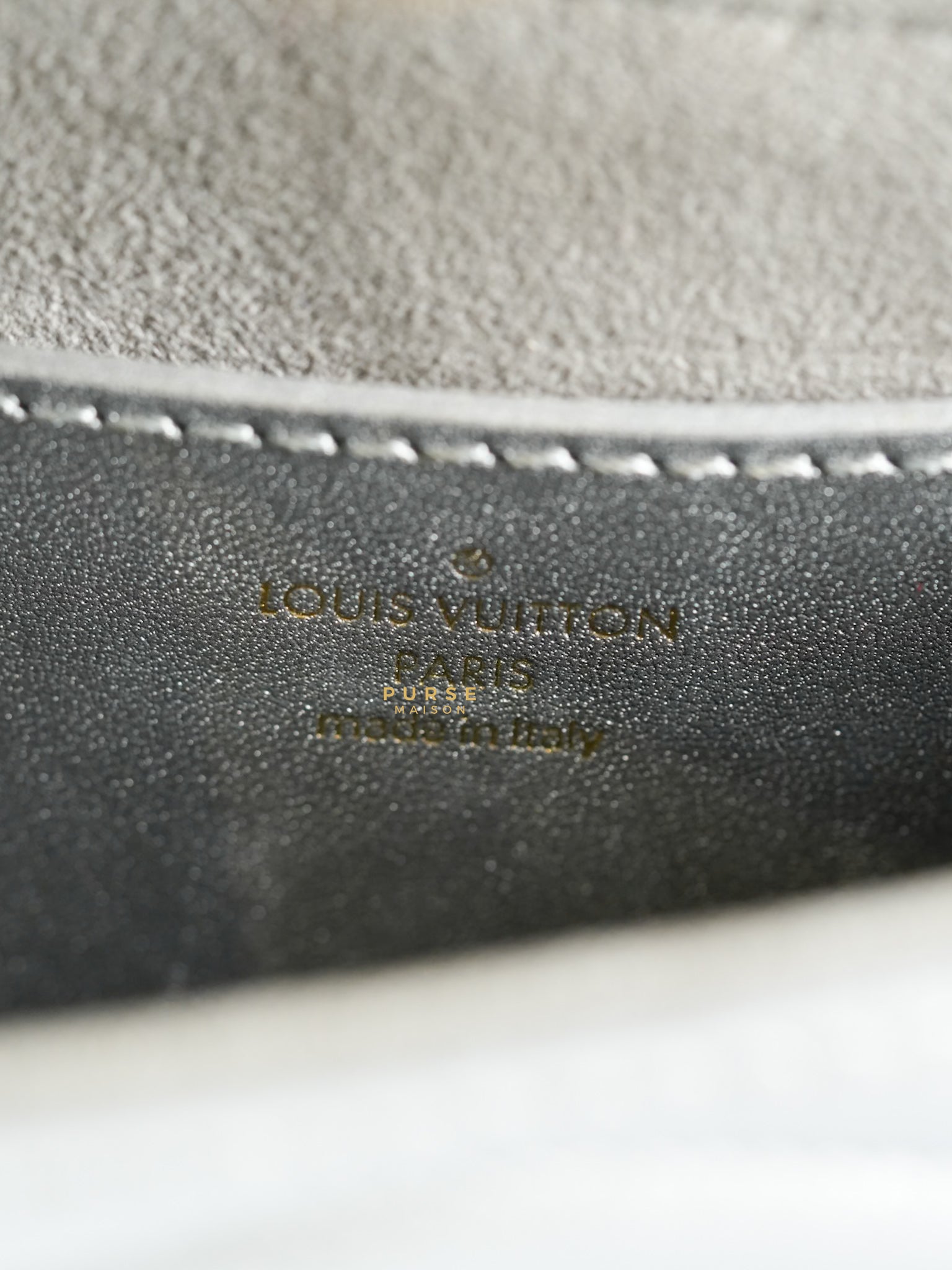 Multi Pochette New Wave Silvery Leather Gold Hardware(Microchip) | Purse Maison Luxury Bags Shop