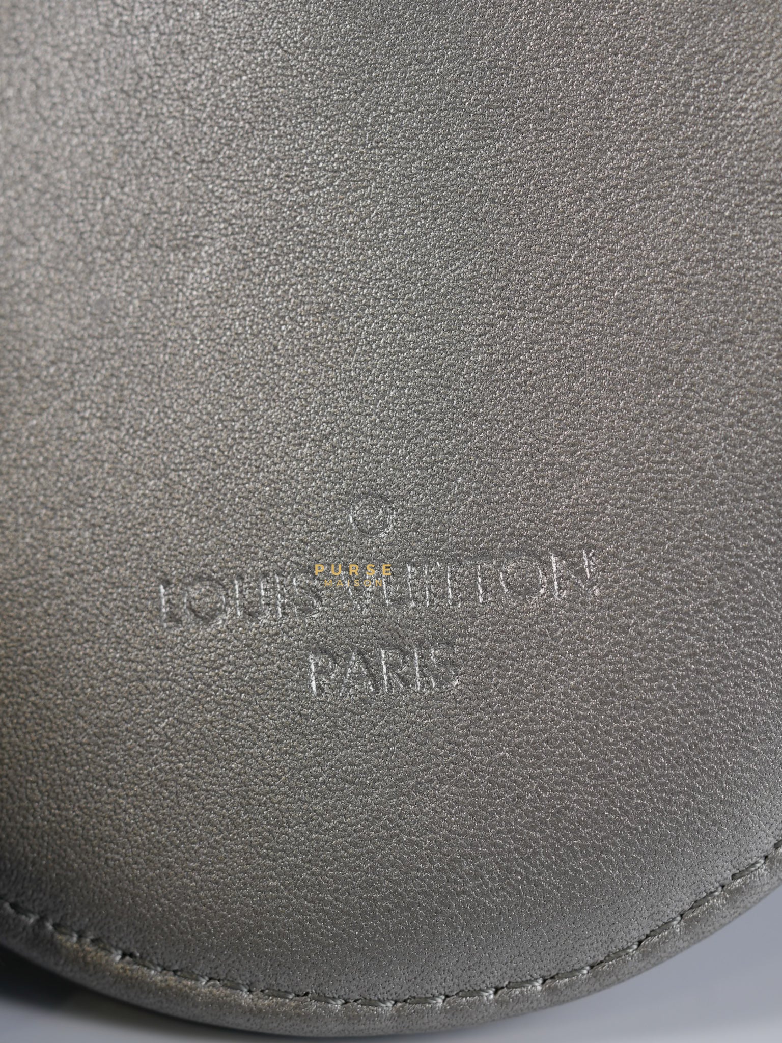 Multi Pochette New Wave Silvery Leather Gold Hardware(Microchip) | Purse Maison Luxury Bags Shop