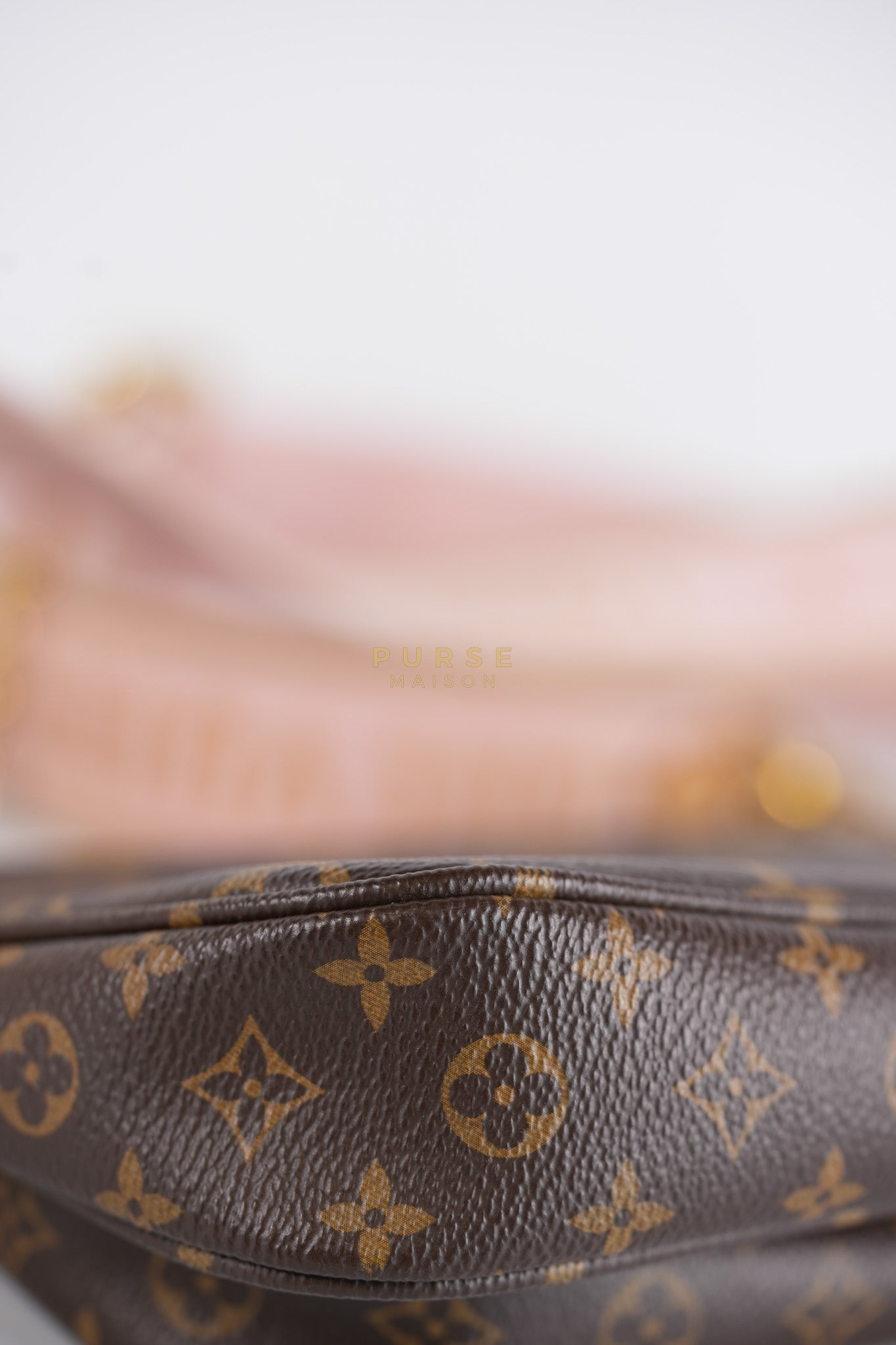 Multi Pochette Shoulder Bag in Monogram Canvas & Gold Hardware Microchip | Purse Maison Luxury Bags Shop