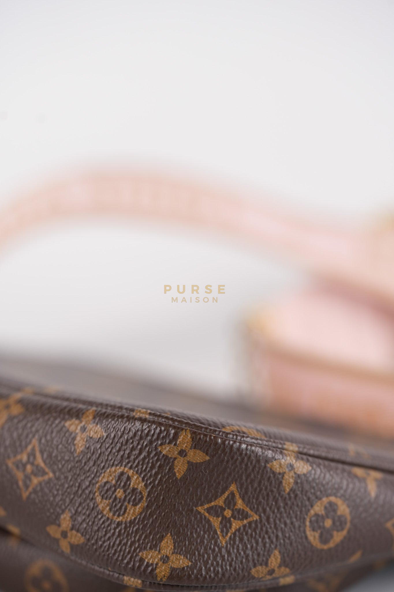 Multi Pochette Shoulder Bag in Monogram Canvas & Gold Hardware Microchip | Purse Maison Luxury Bags Shop