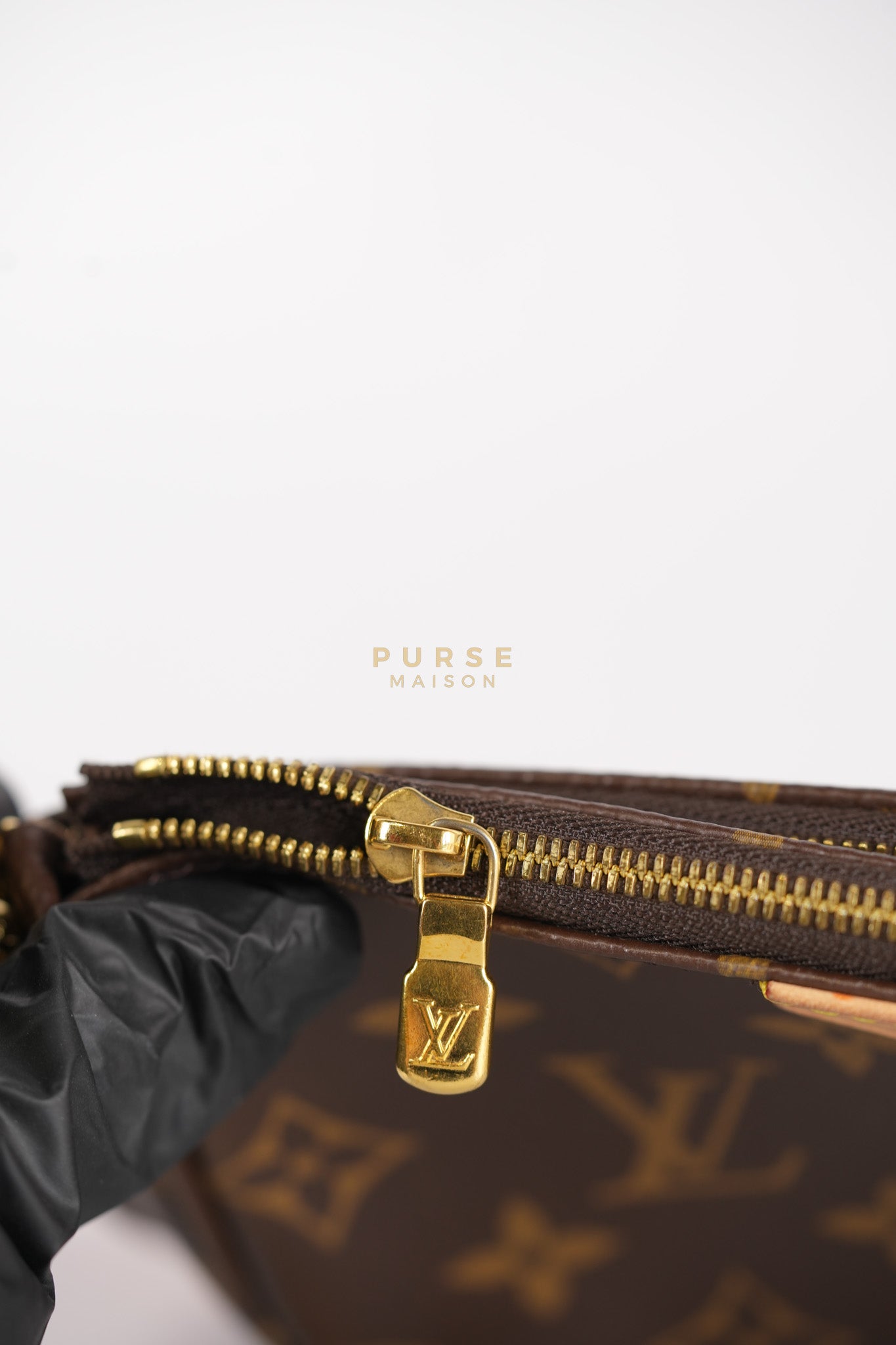 Multi Pochette Shoulder Bag in Monogram Canvas & Gold Hardware Microchip | Purse Maison Luxury Bags Shop