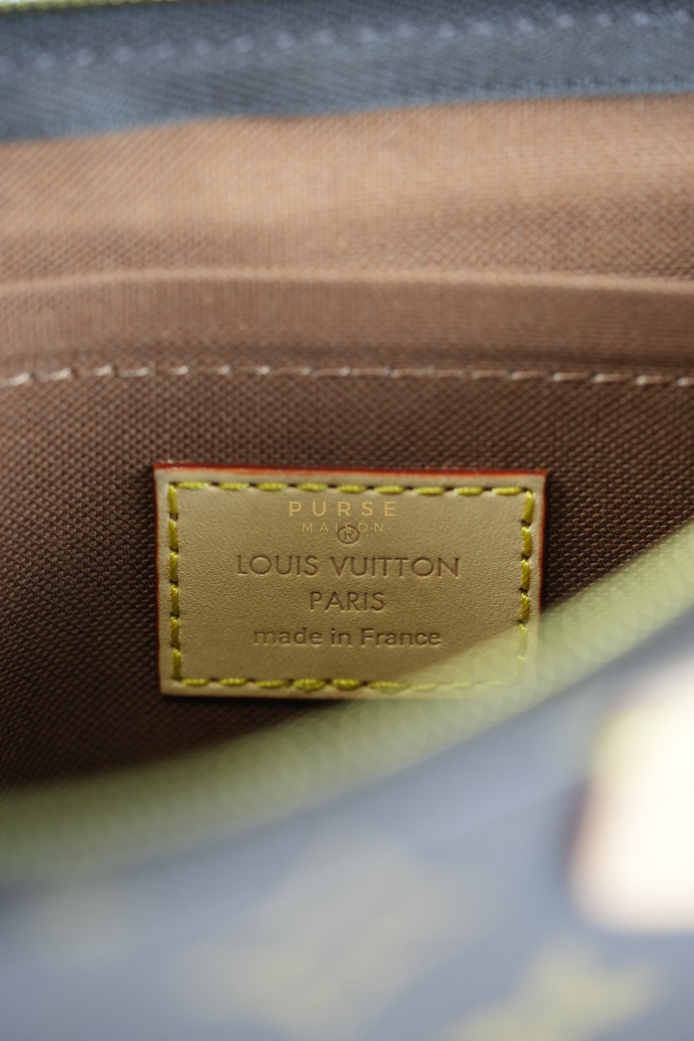 Multi Pochette Shoulder Bag in Monogram Canvas & Gold Hardware Microchip | Purse Maison Luxury Bags Shop