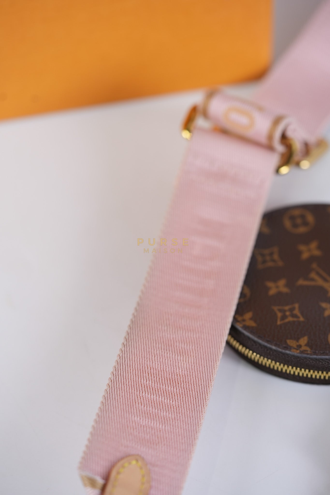 Multi Pochette Shoulder Bag in Monogram Canvas & Gold Hardware Microchip | Purse Maison Luxury Bags Shop