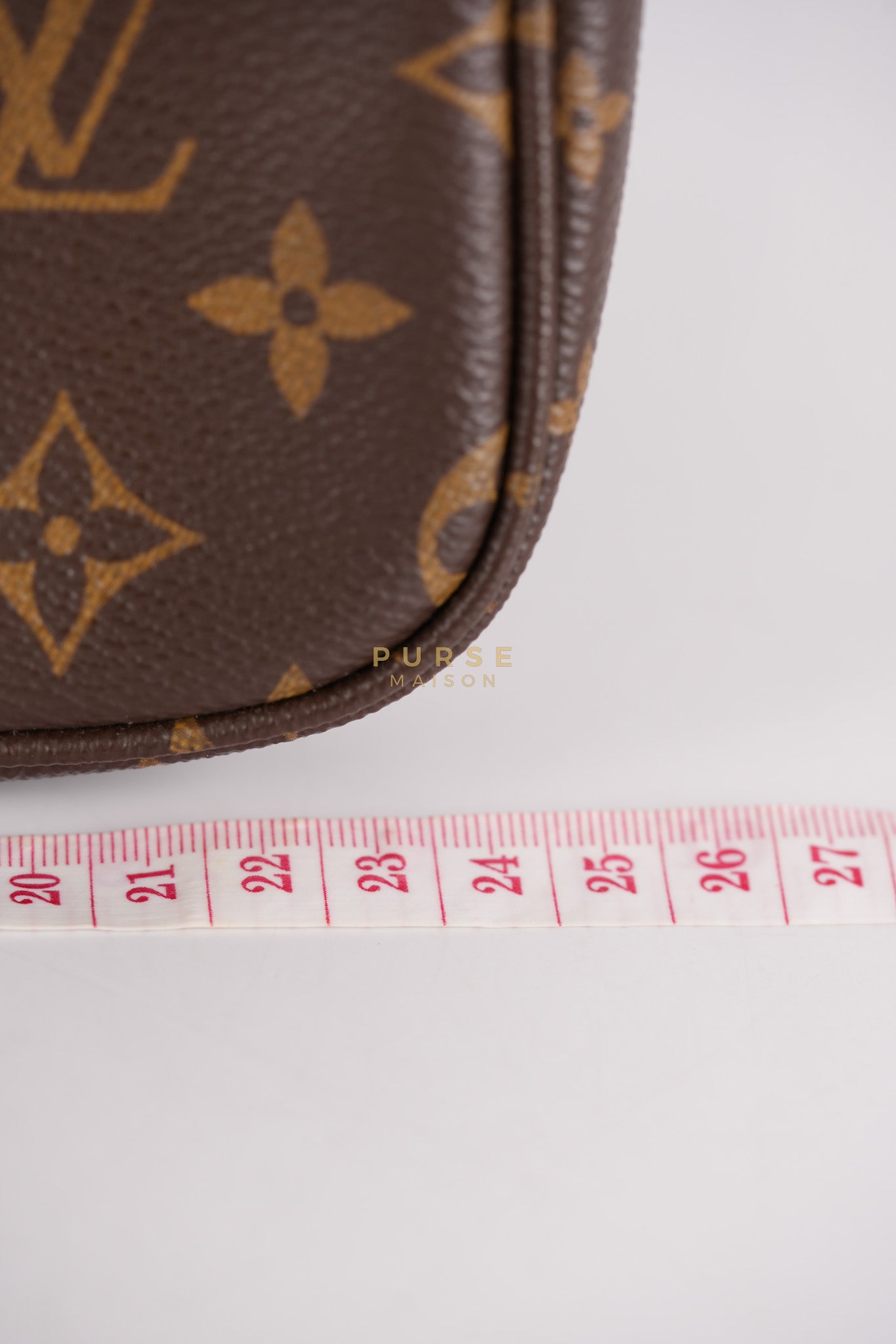 Multi Pochette Shoulder Bag in Monogram Canvas & Gold Hardware Microchip | Purse Maison Luxury Bags Shop