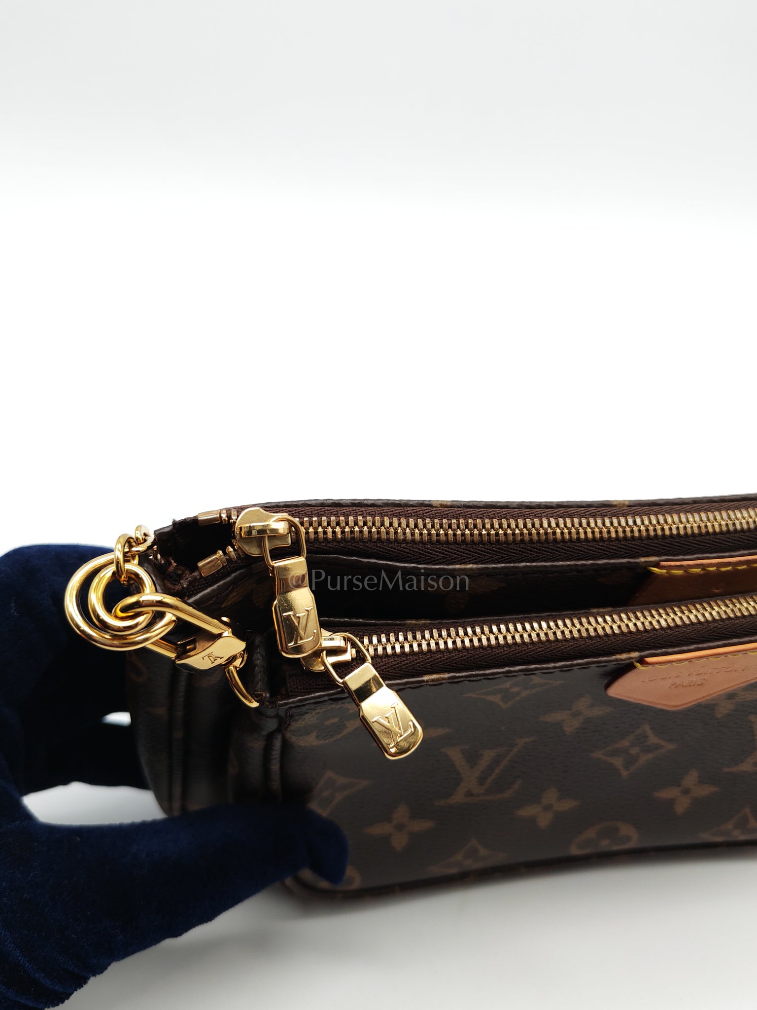 Multipochette in Monogram Canvas Crossbody Bag (Microchip) | Purse Maison Luxury Bags Shop
