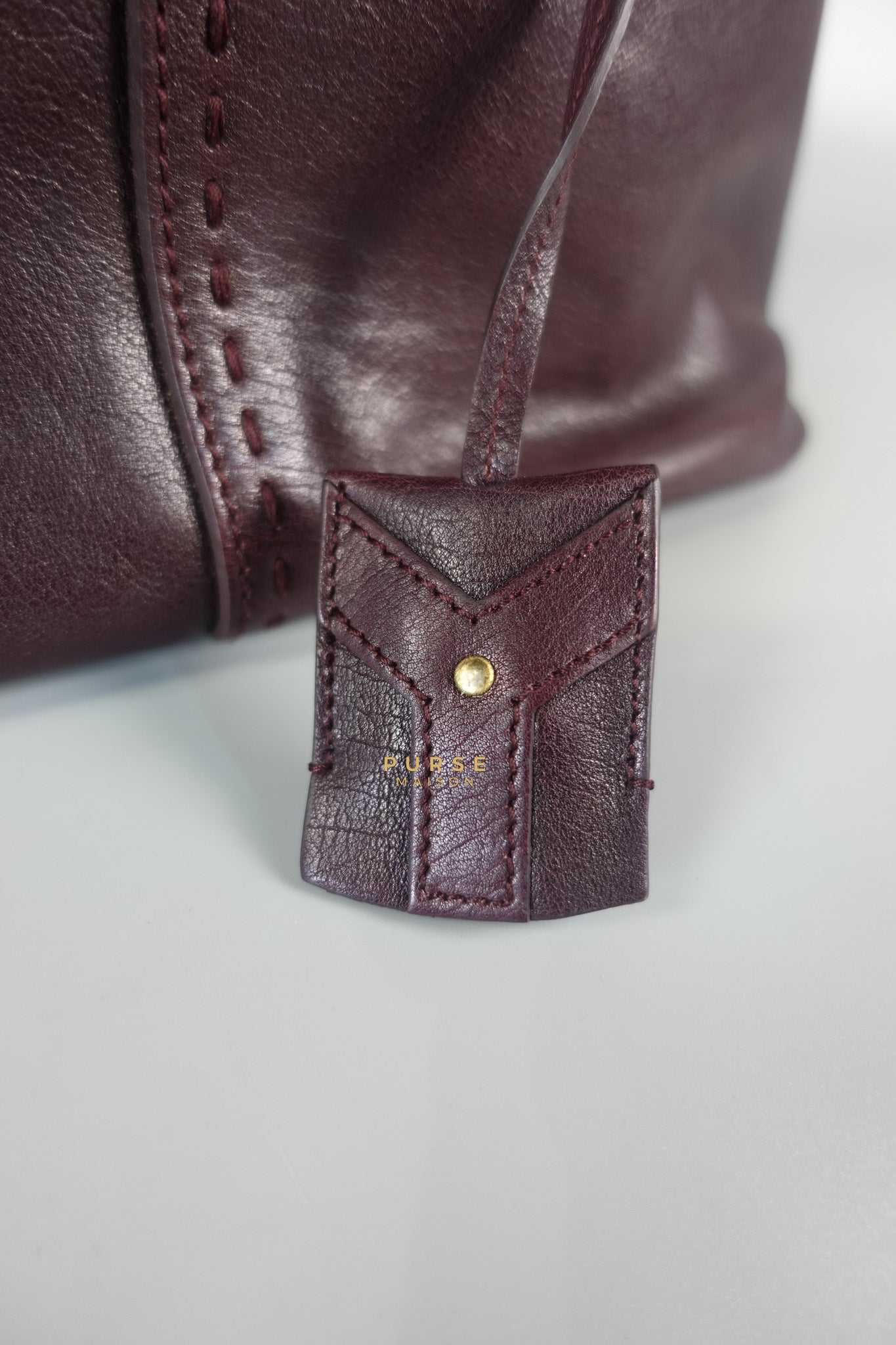 Purple Leather Oversized Muse Bag | Purse Maison Luxury Bags Shop