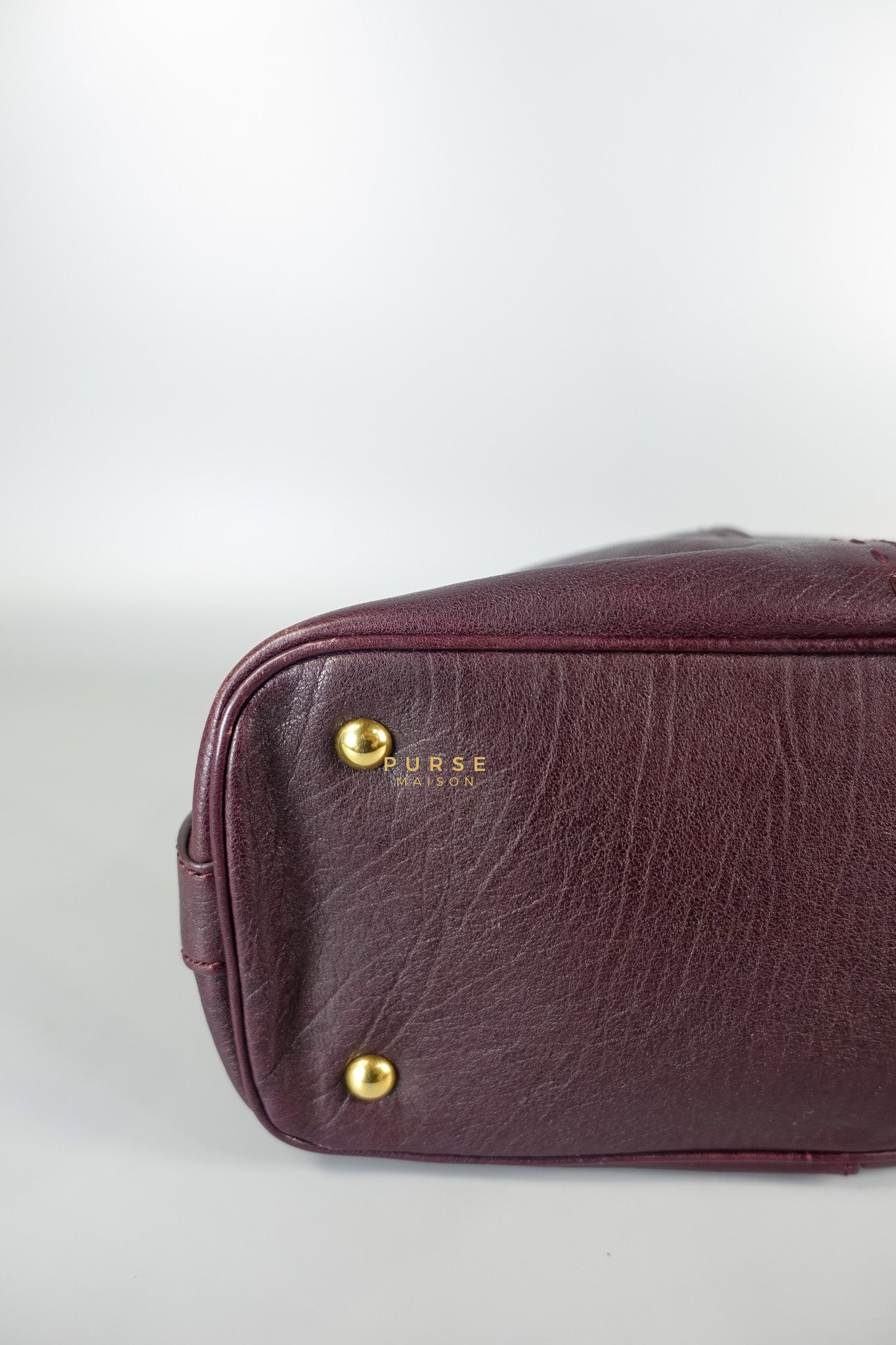 Purple Leather Oversized Muse Bag | Purse Maison Luxury Bags Shop