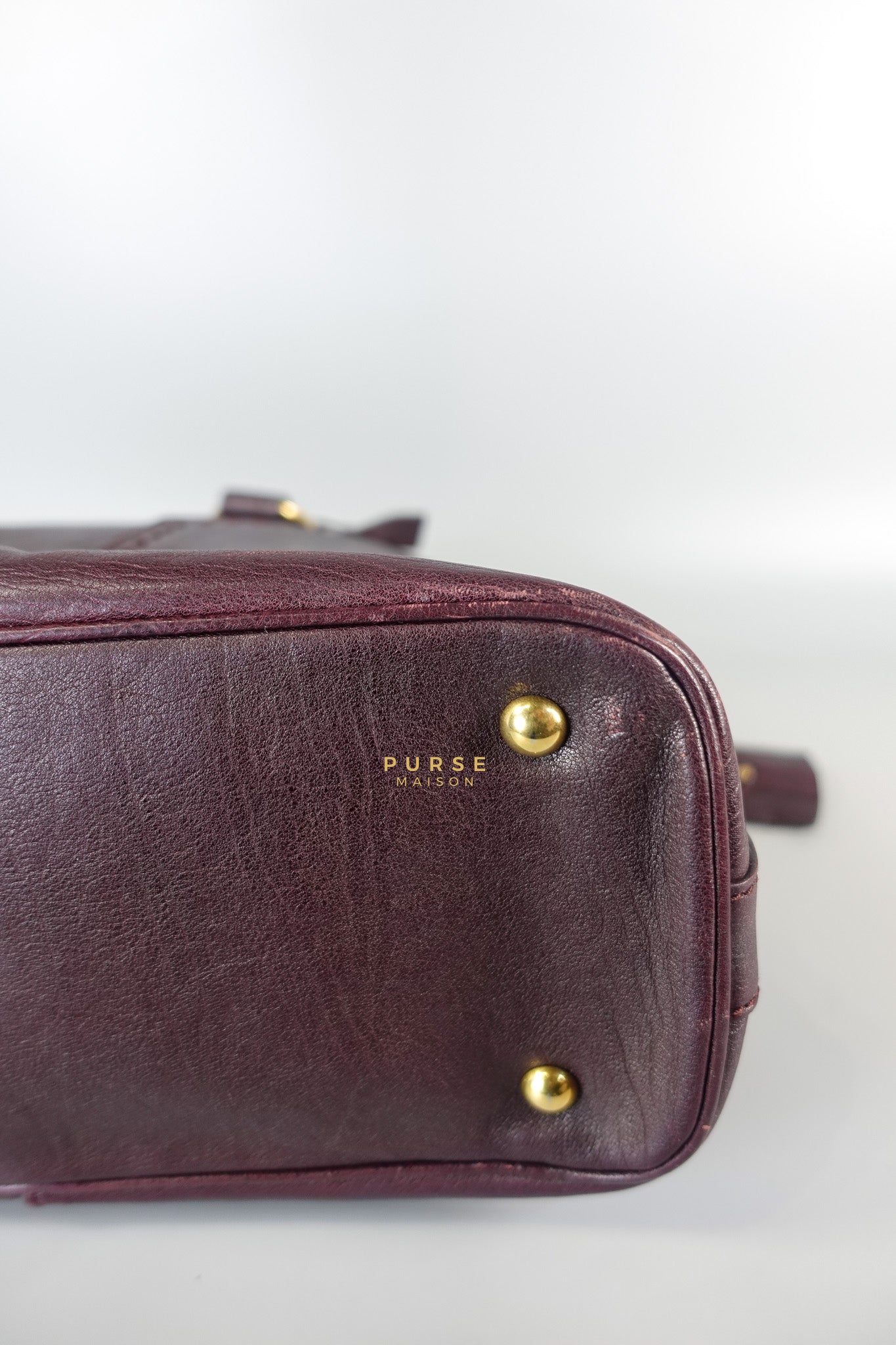 Purple Leather Oversized Muse Bag | Purse Maison Luxury Bags Shop