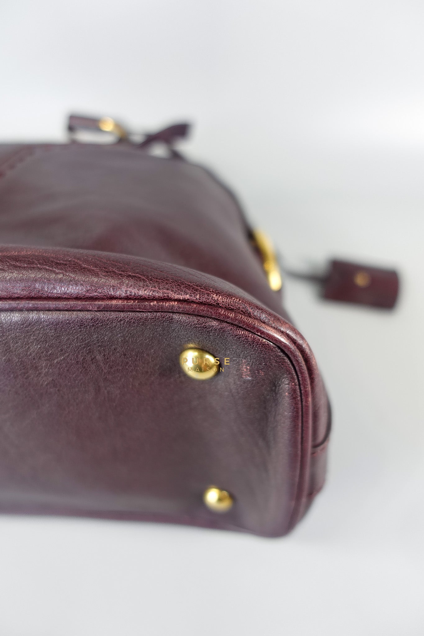 Purple Leather Oversized Muse Bag | Purse Maison Luxury Bags Shop