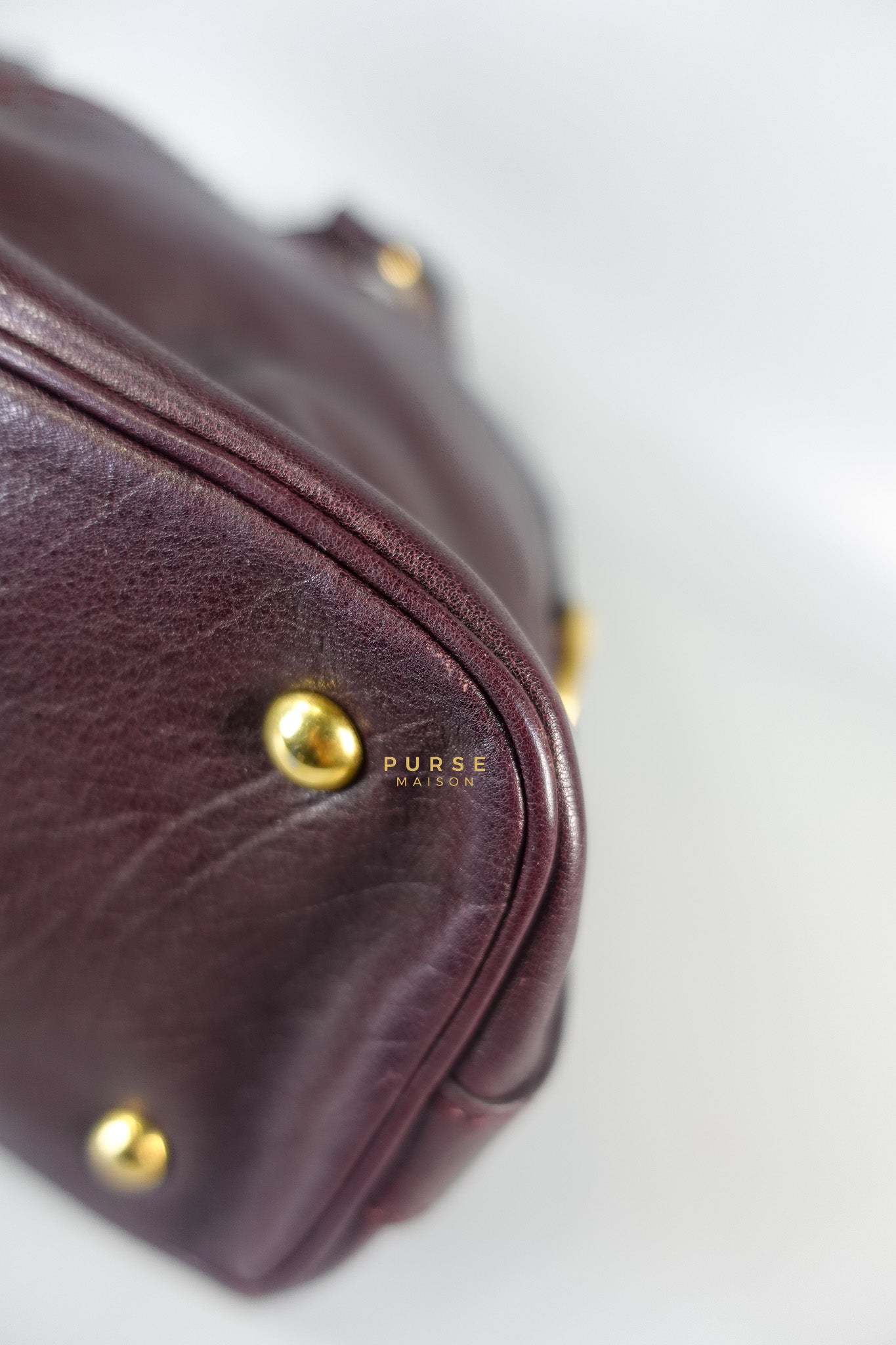 Purple Leather Oversized Muse Bag | Purse Maison Luxury Bags Shop