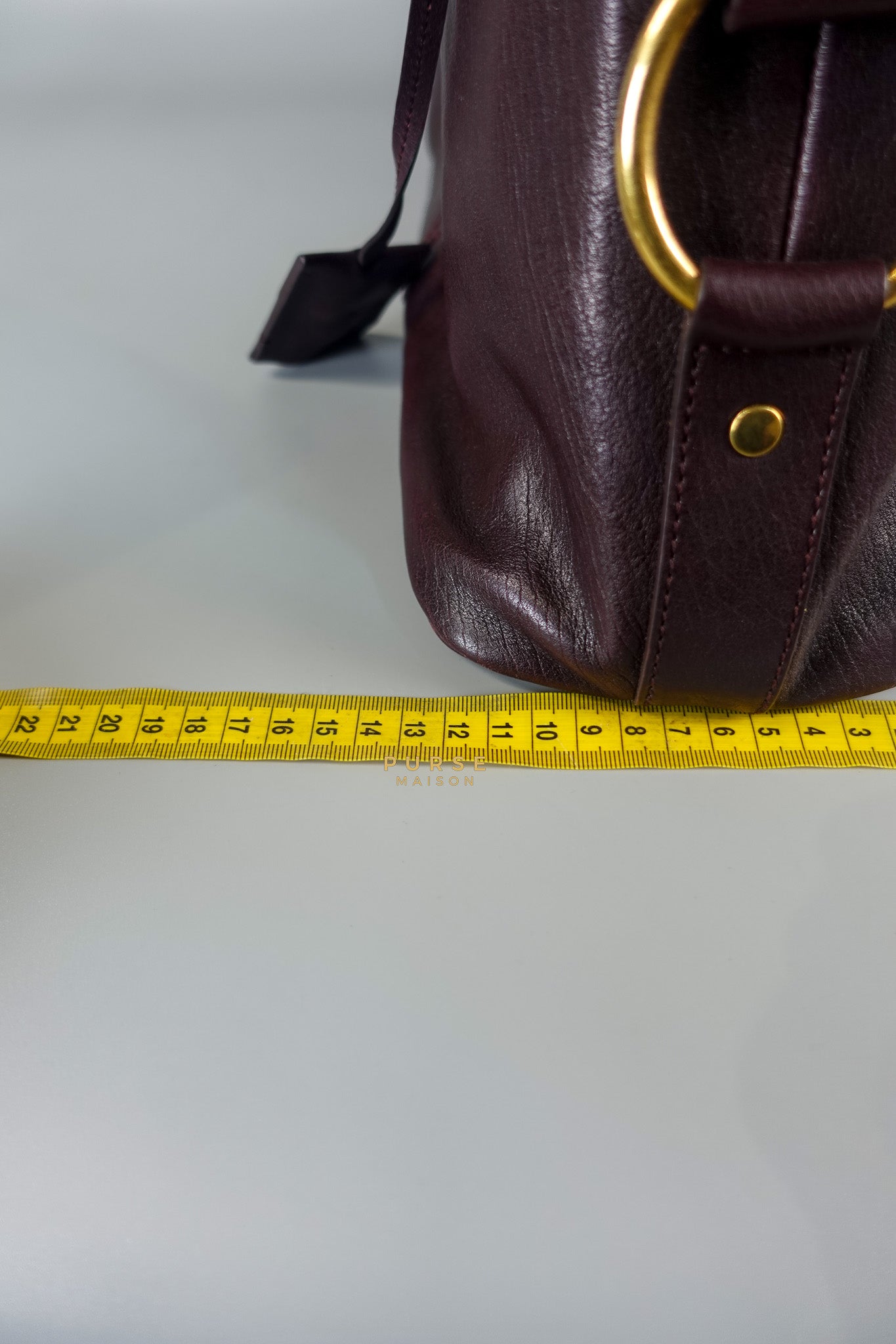 Purple Leather Oversized Muse Bag | Purse Maison Luxury Bags Shop