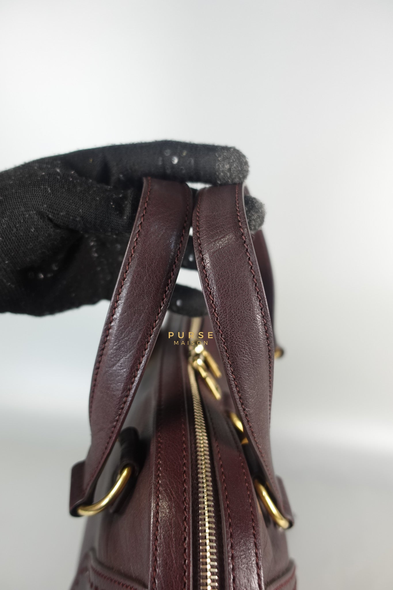 Purple Leather Oversized Muse Bag | Purse Maison Luxury Bags Shop
