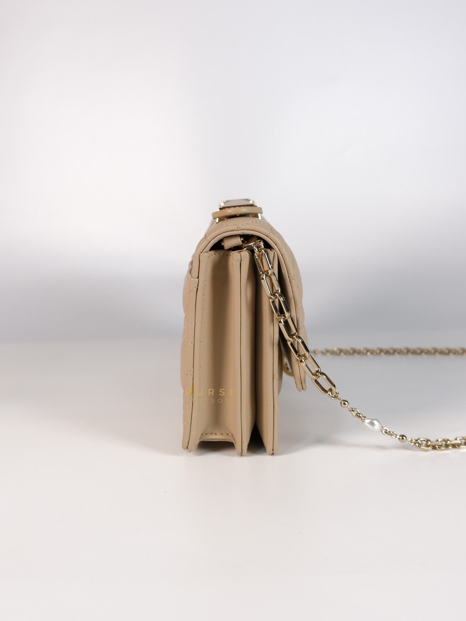 My Dior Mini Top Handle Bag in Biscuit | Purse Maison Luxury Bags Shop