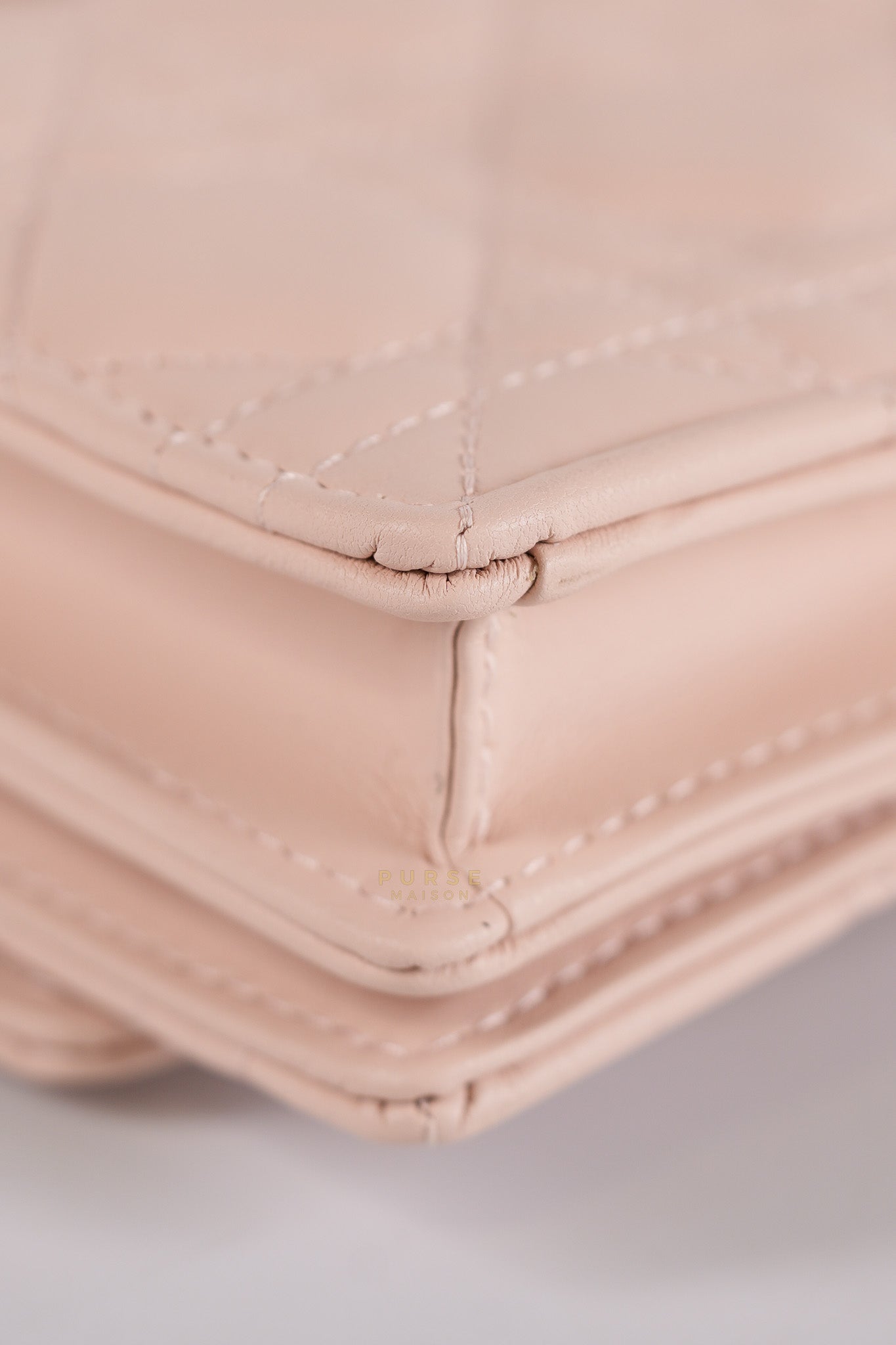 My Dior Mini Top Handle Bag in Powder Pink | Purse Maison Luxury Bags Shop