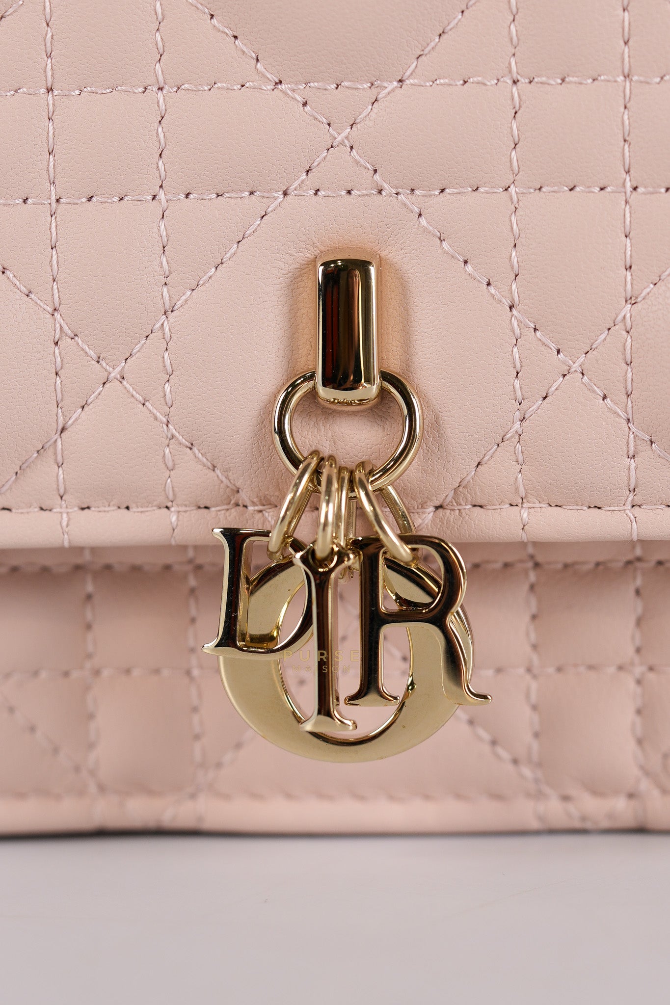 My Dior Mini Top Handle Bag in Powder Pink | Purse Maison Luxury Bags Shop