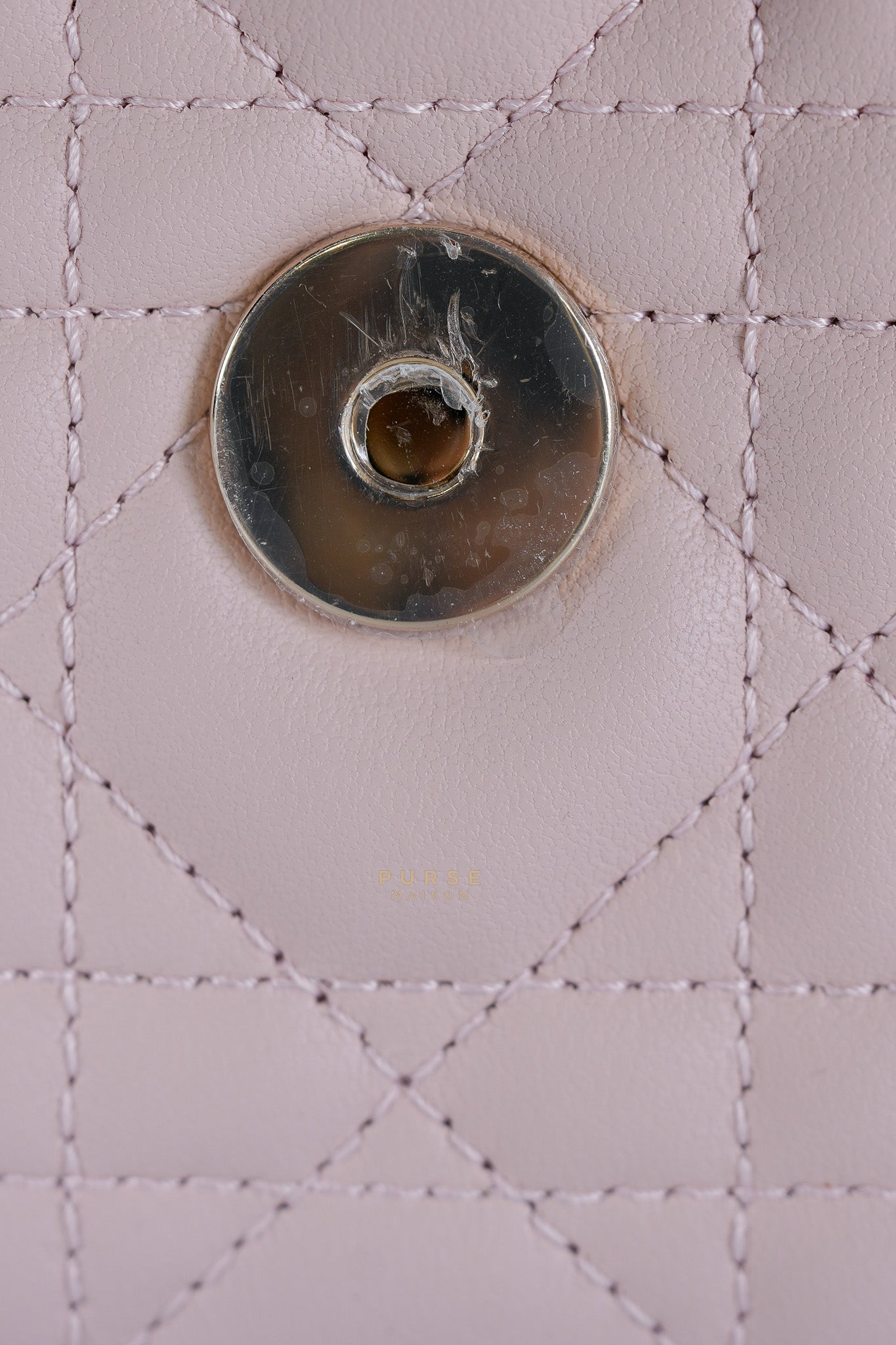 My Dior Mini Top Handle Bag in Powder Pink | Purse Maison Luxury Bags Shop