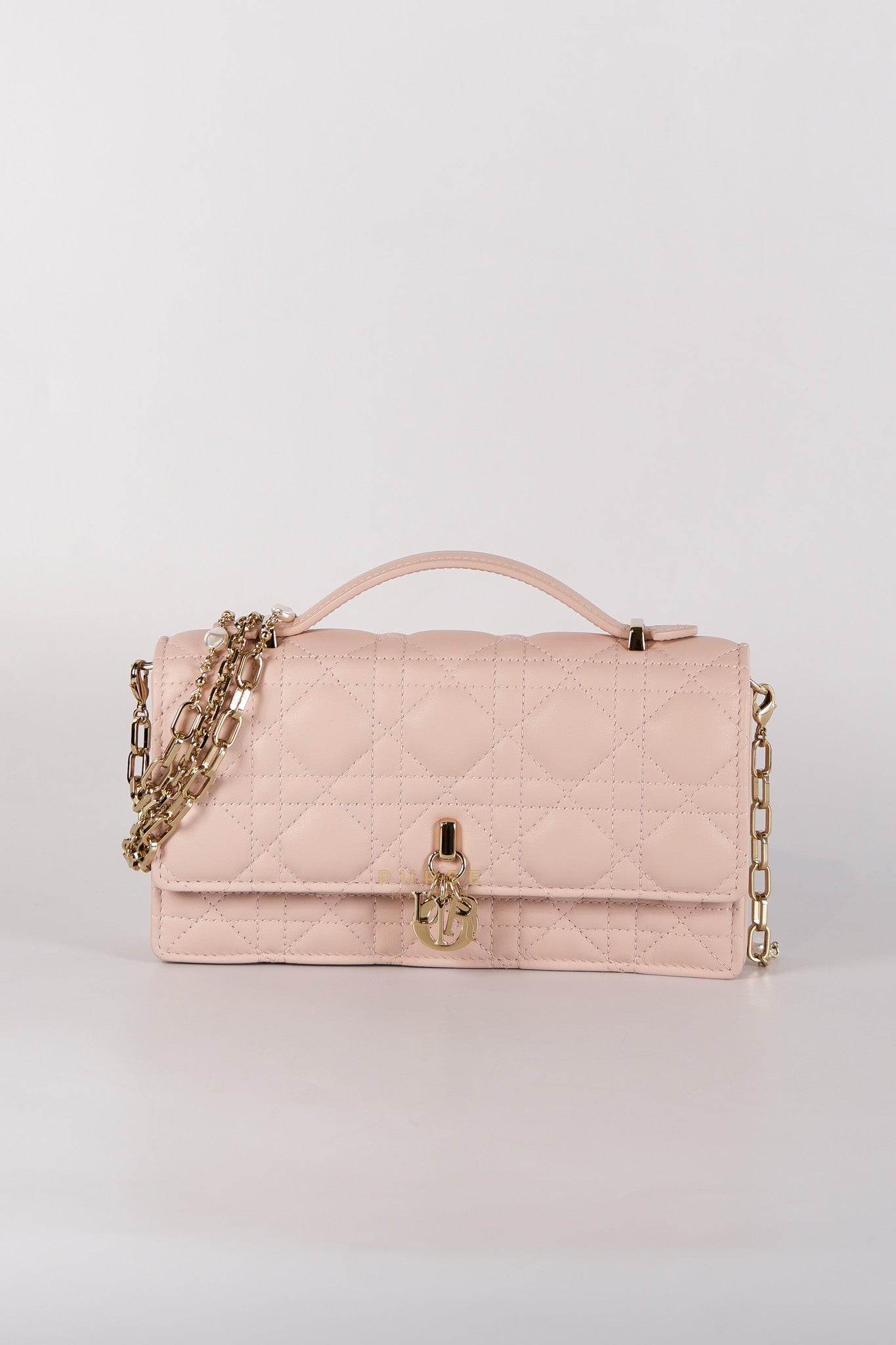My Dior Mini Top Handle Bag in Powder Pink | Purse Maison Luxury Bags Shop