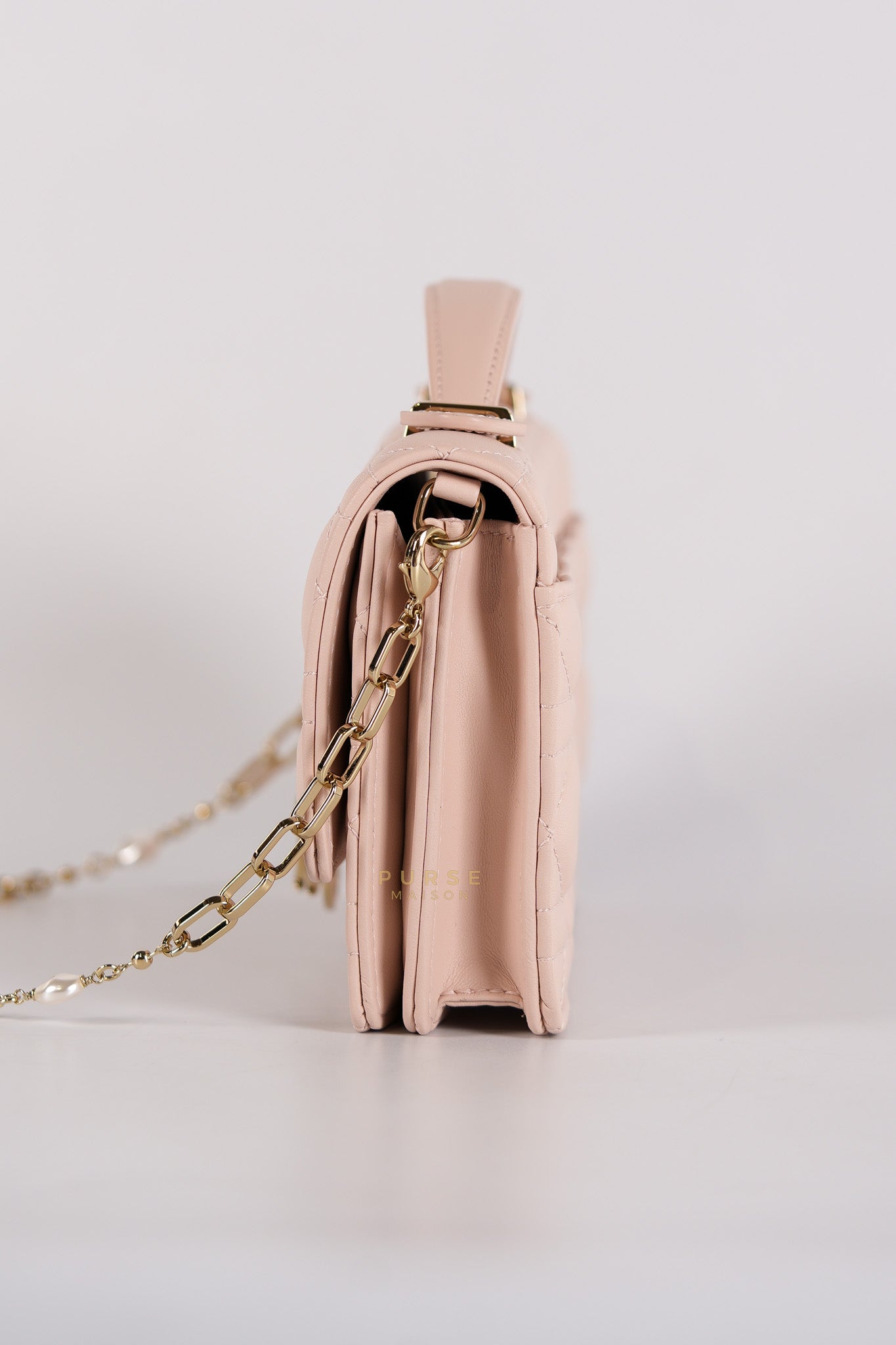 My Dior Mini Top Handle Bag in Powder Pink | Purse Maison Luxury Bags Shop