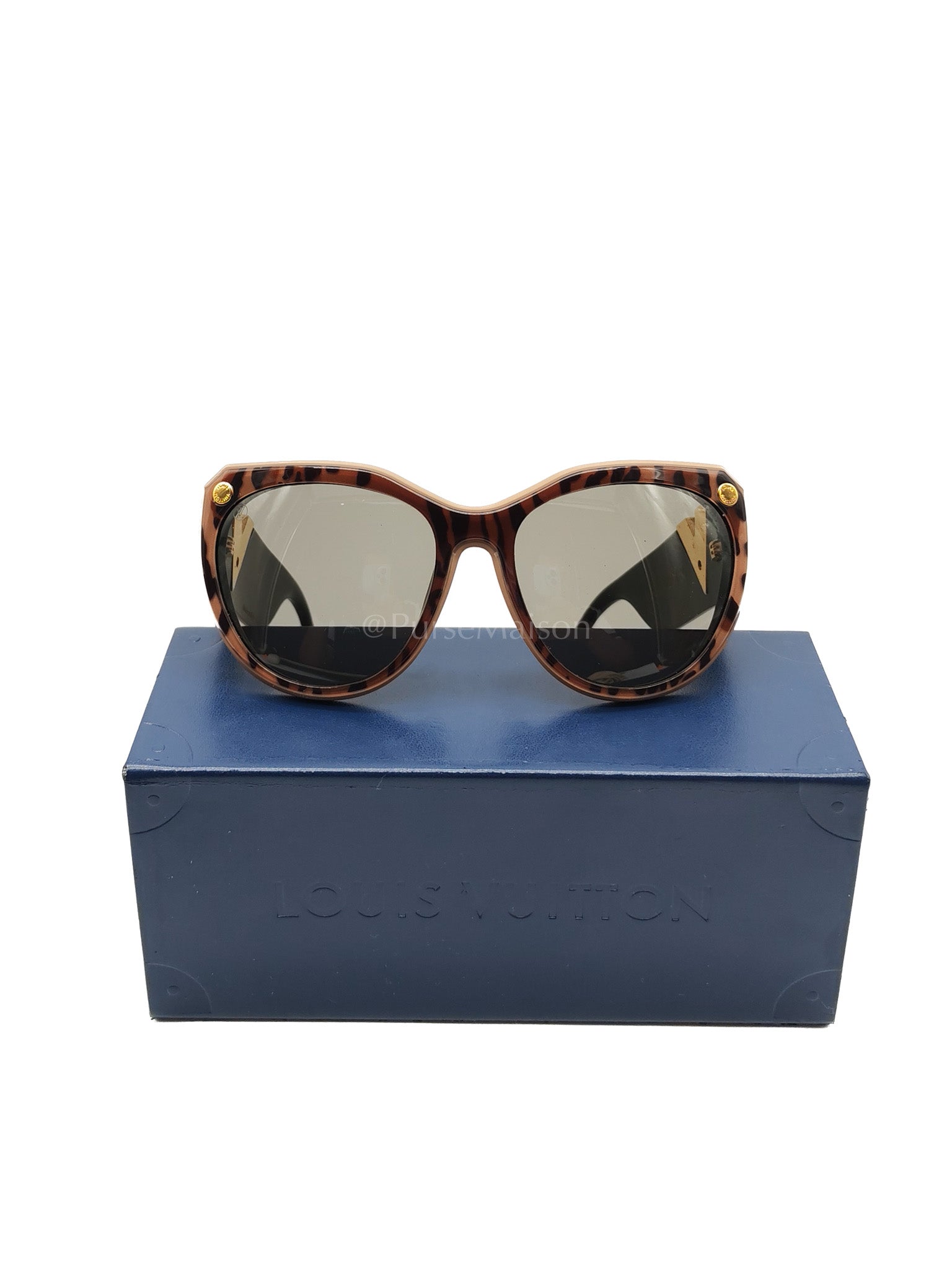 My Fair Lady Sunglasses in Leopard Print | Purse Maison Luxury Bags Shop