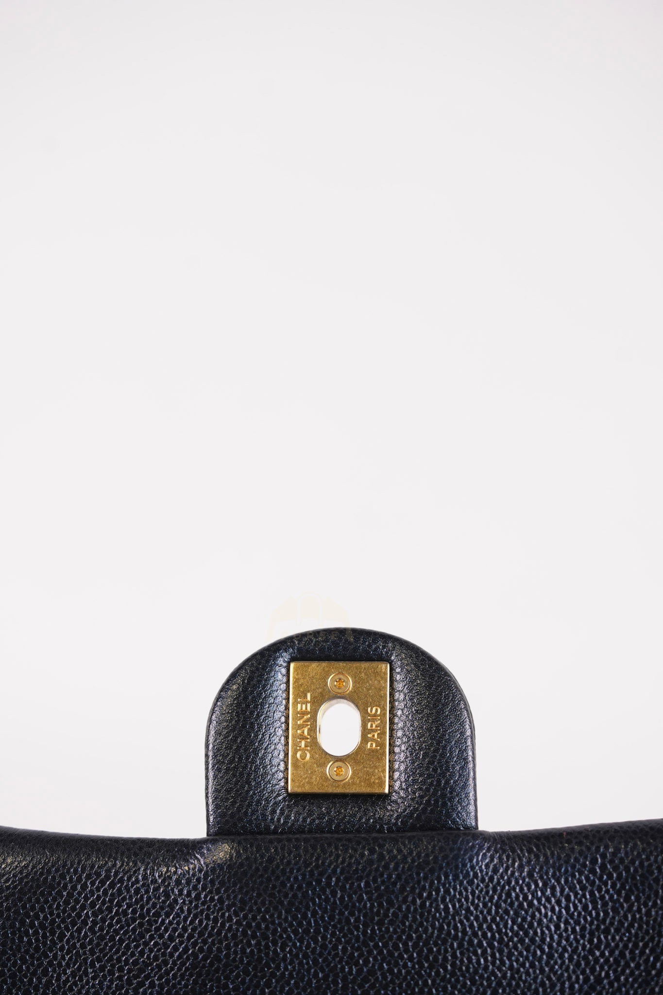 My Perfect Mini Iridescent Navy Blue in Quilted Caviar Leather and Aged Gold Hardware (Microchip) | Purse Maison Luxury Bags Shop