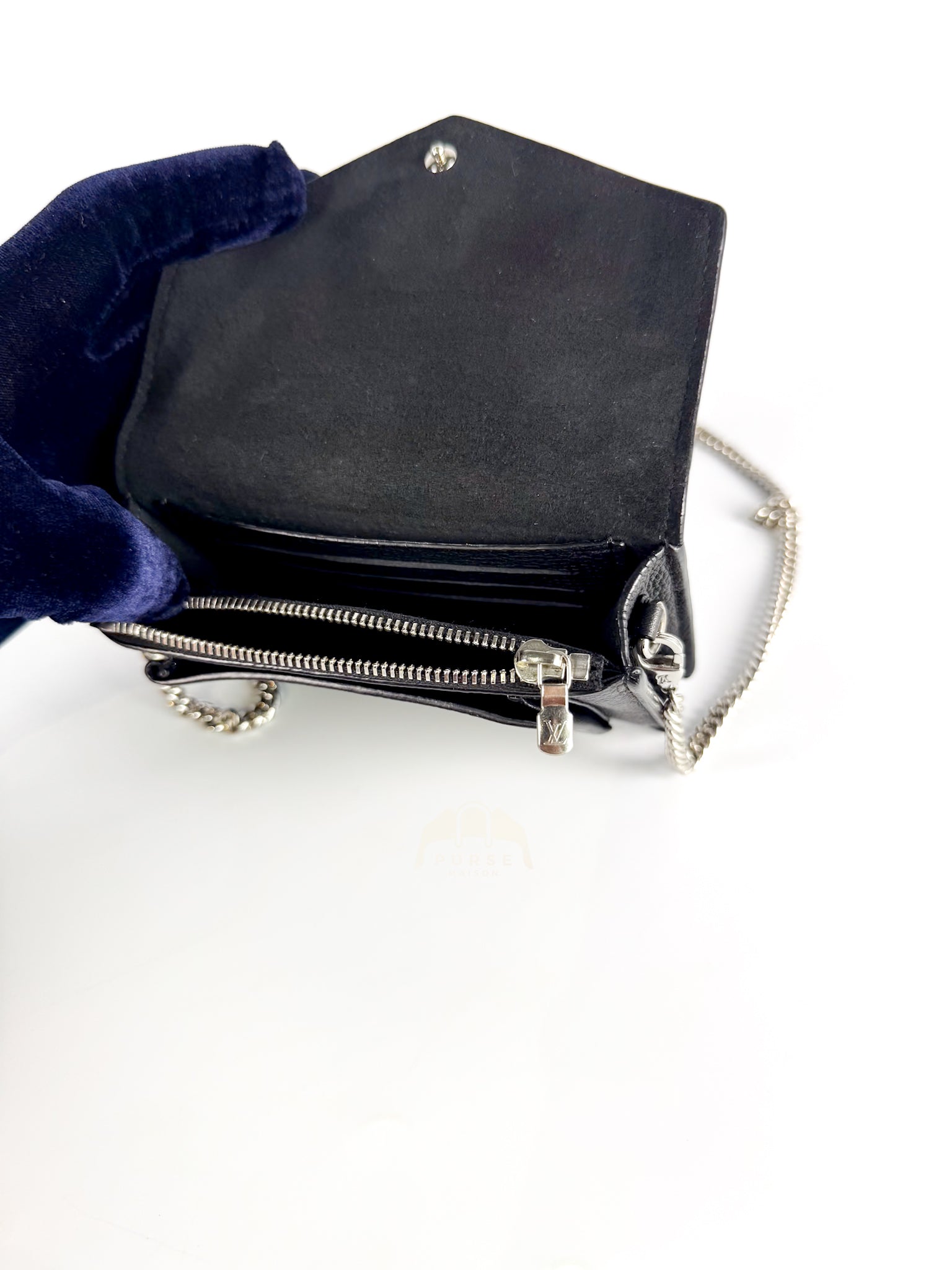 MyLockme Chain Bag in Grained Calfskin Leather (Date Code: UB0240) | Purse Maison Luxury Bags Shop