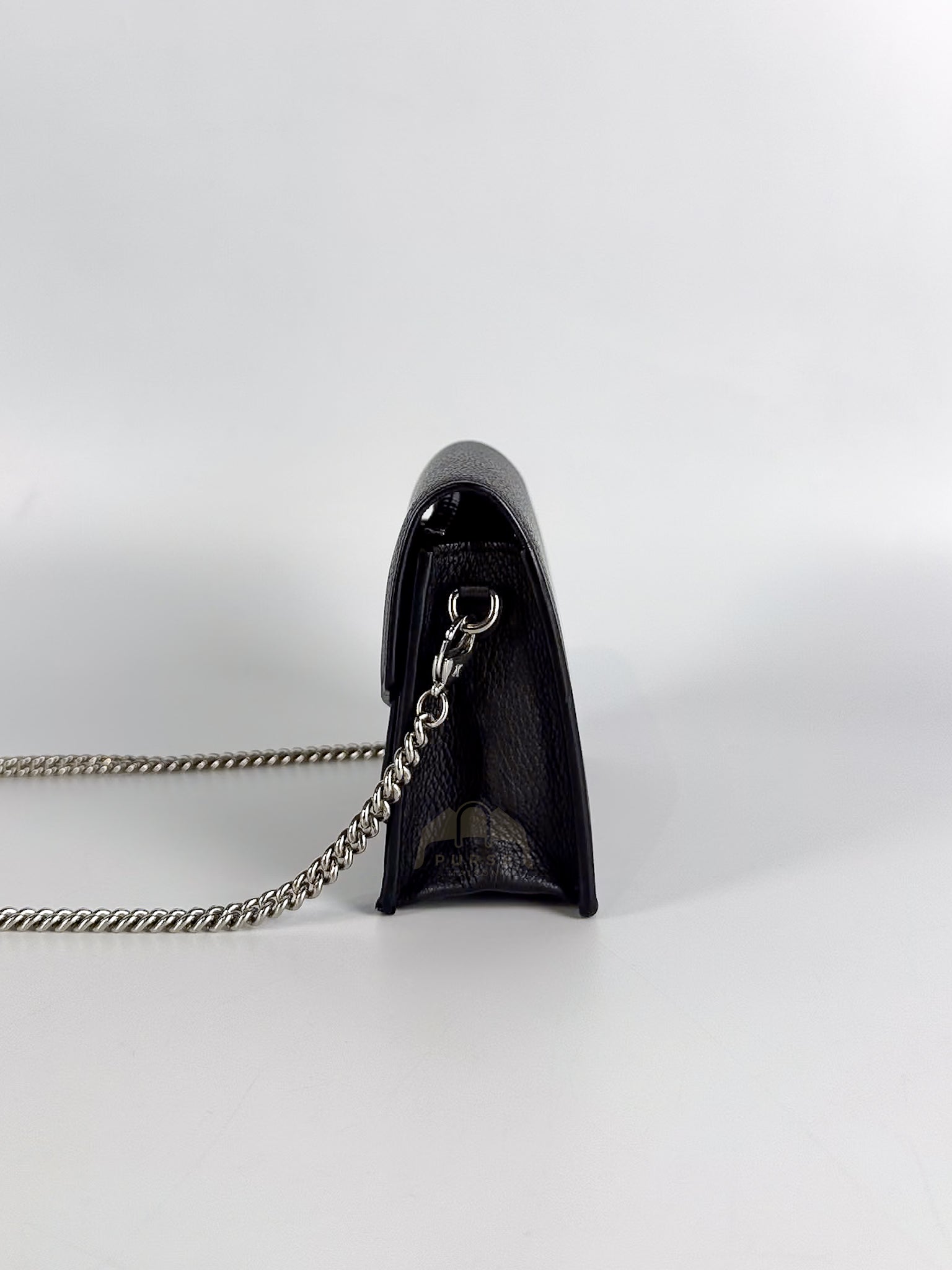 MyLockme Chain Bag in Grained Calfskin Leather (Date Code: UB0240) | Purse Maison Luxury Bags Shop