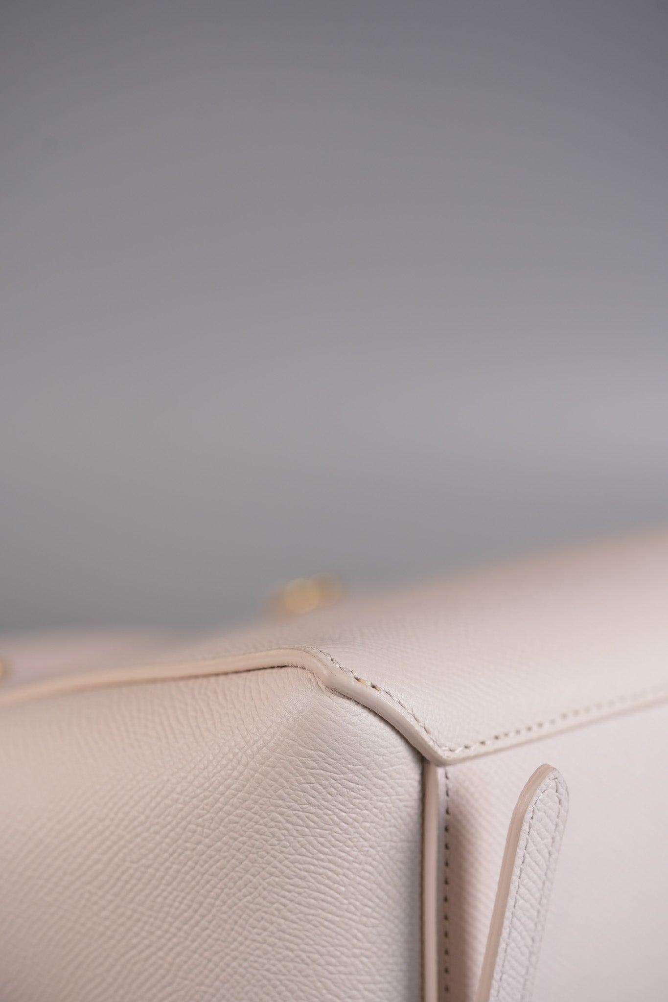 Nano Belt Bag in Light Pink Grained Calfskin Leather | Purse Maison Luxury Bags Shop