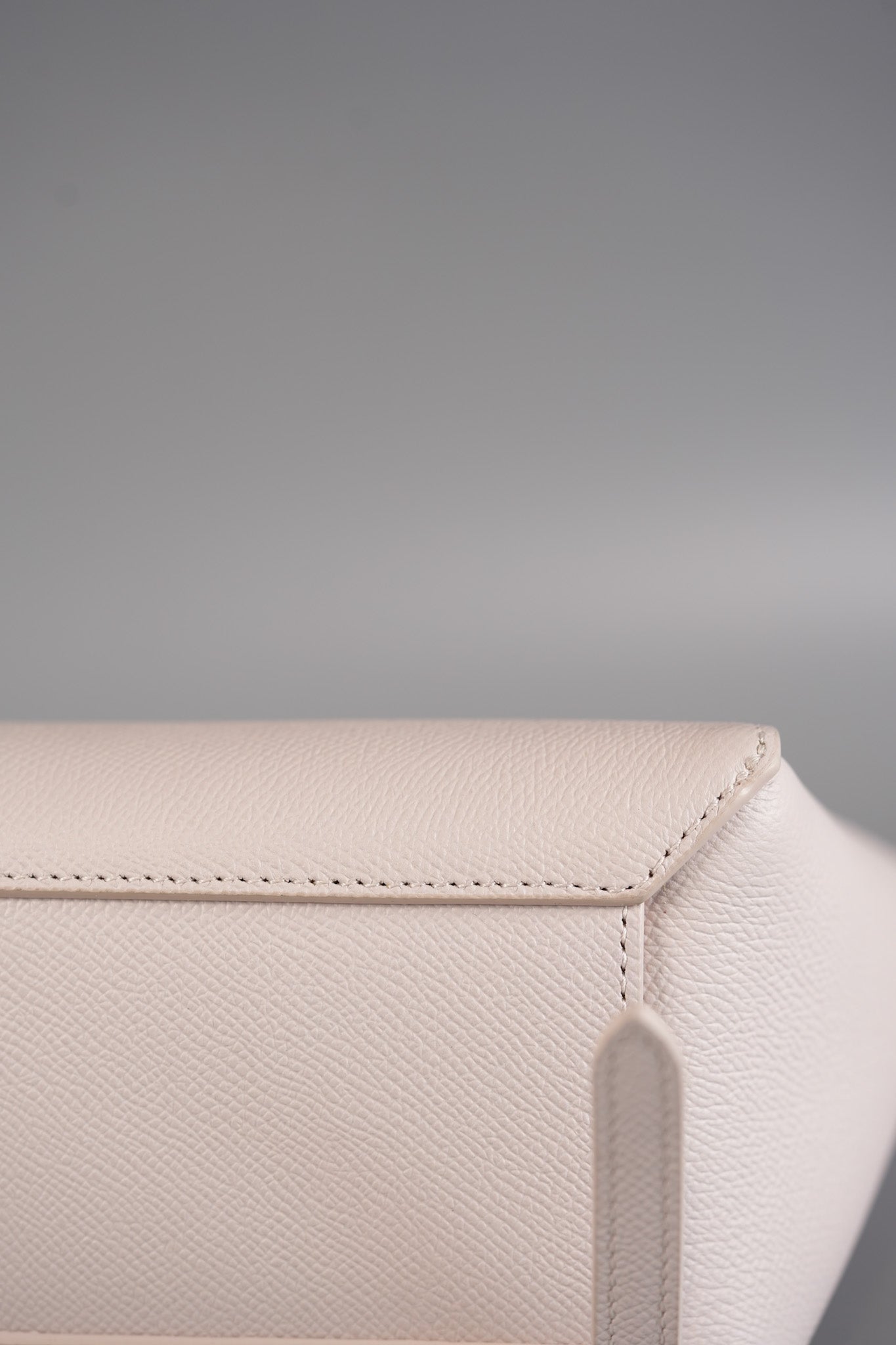 Nano Belt Bag in Light Pink Grained Calfskin Leather | Purse Maison Luxury Bags Shop