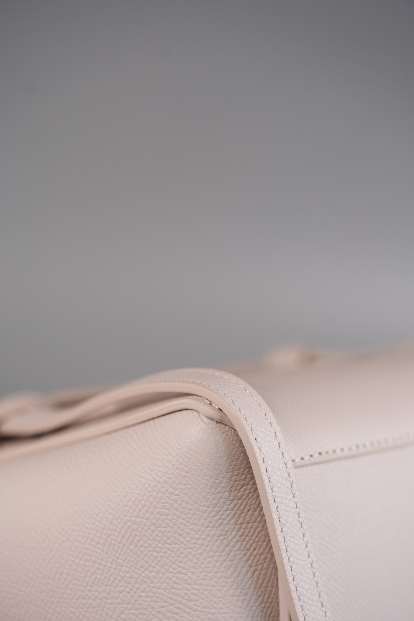 Nano Belt Bag in Light Pink Grained Calfskin Leather | Purse Maison Luxury Bags Shop
