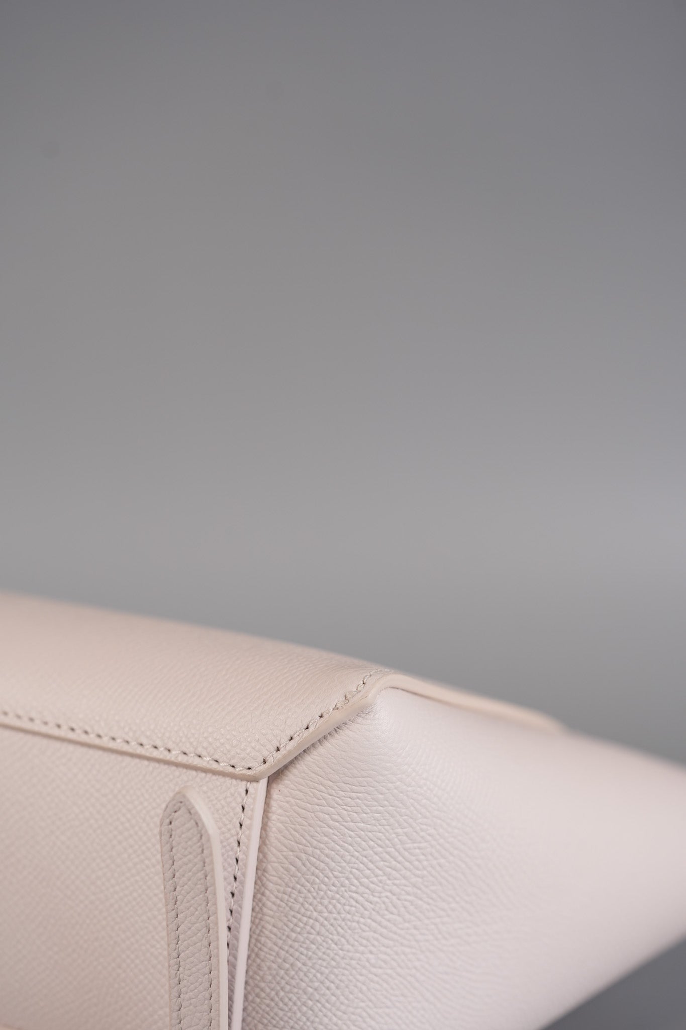 Nano Belt Bag in Light Pink Grained Calfskin Leather | Purse Maison Luxury Bags Shop