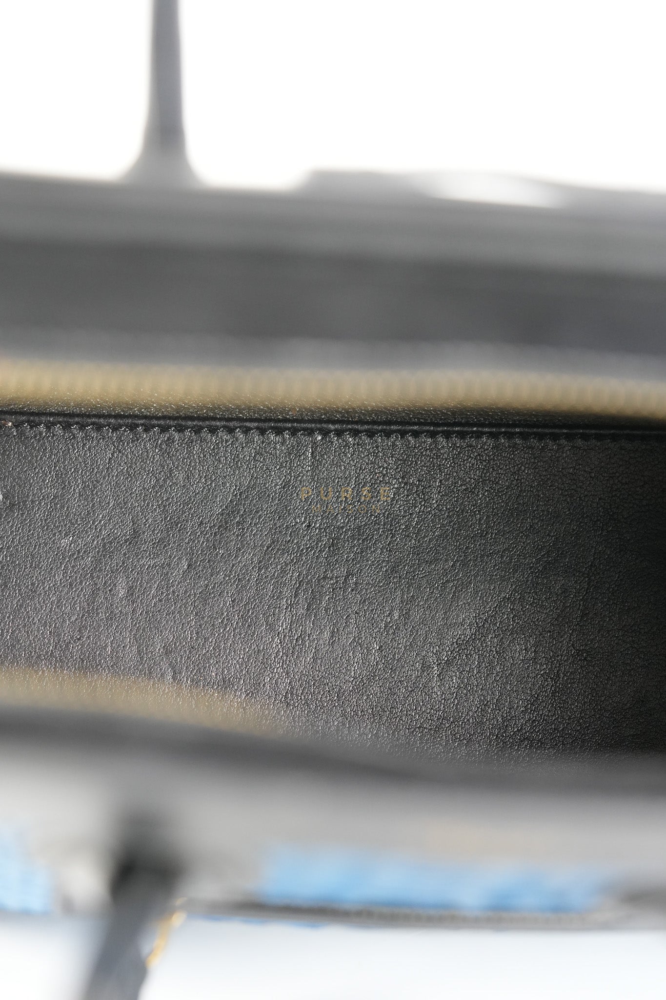 Nano Luggage Tri-color in Python Exotic Leather | Purse Maison Luxury Bags Shop