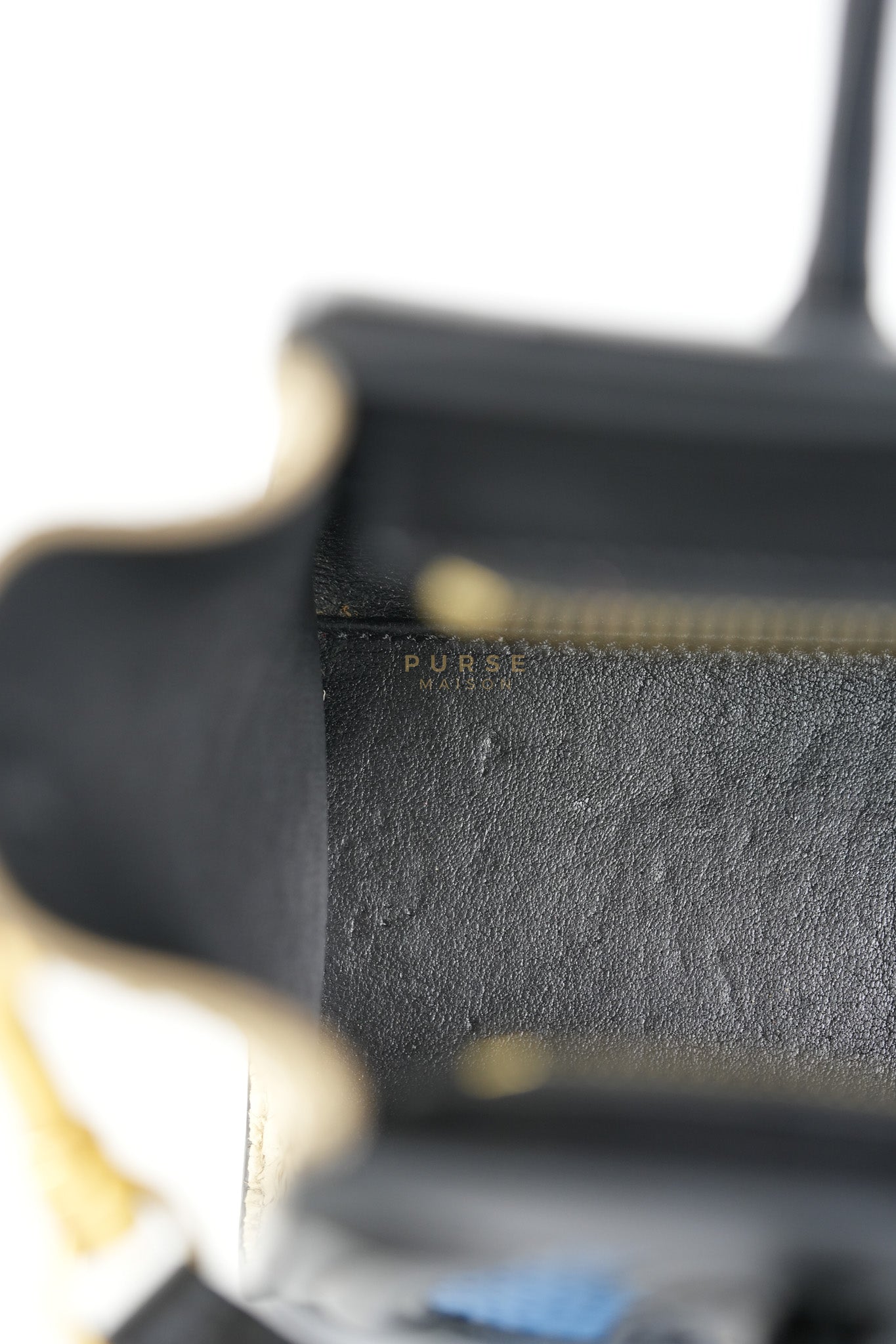 Nano Luggage Tri-color in Python Exotic Leather | Purse Maison Luxury Bags Shop