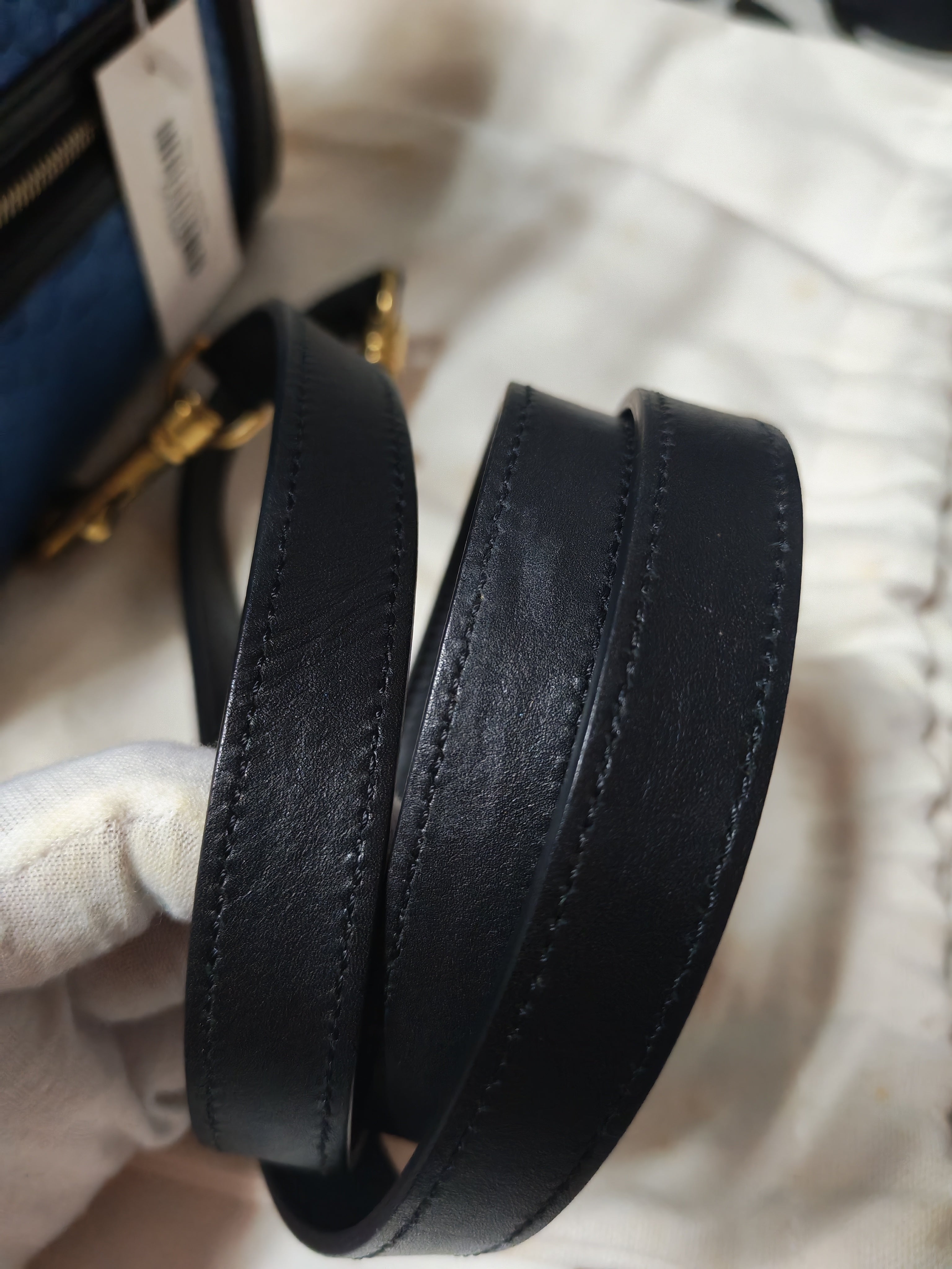 Nano Luggage Tri-color in Python Exotic Leather | Purse Maison Luxury Bags Shop