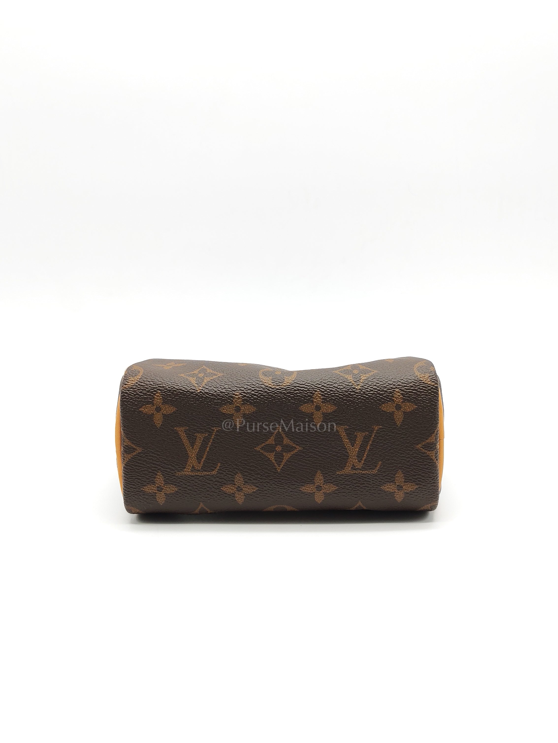 Nano Speedy Bandoulière in Monogram Canvas & Gold Hardware (Datecode: TN3265) | Purse Maison Luxury Bags Shop