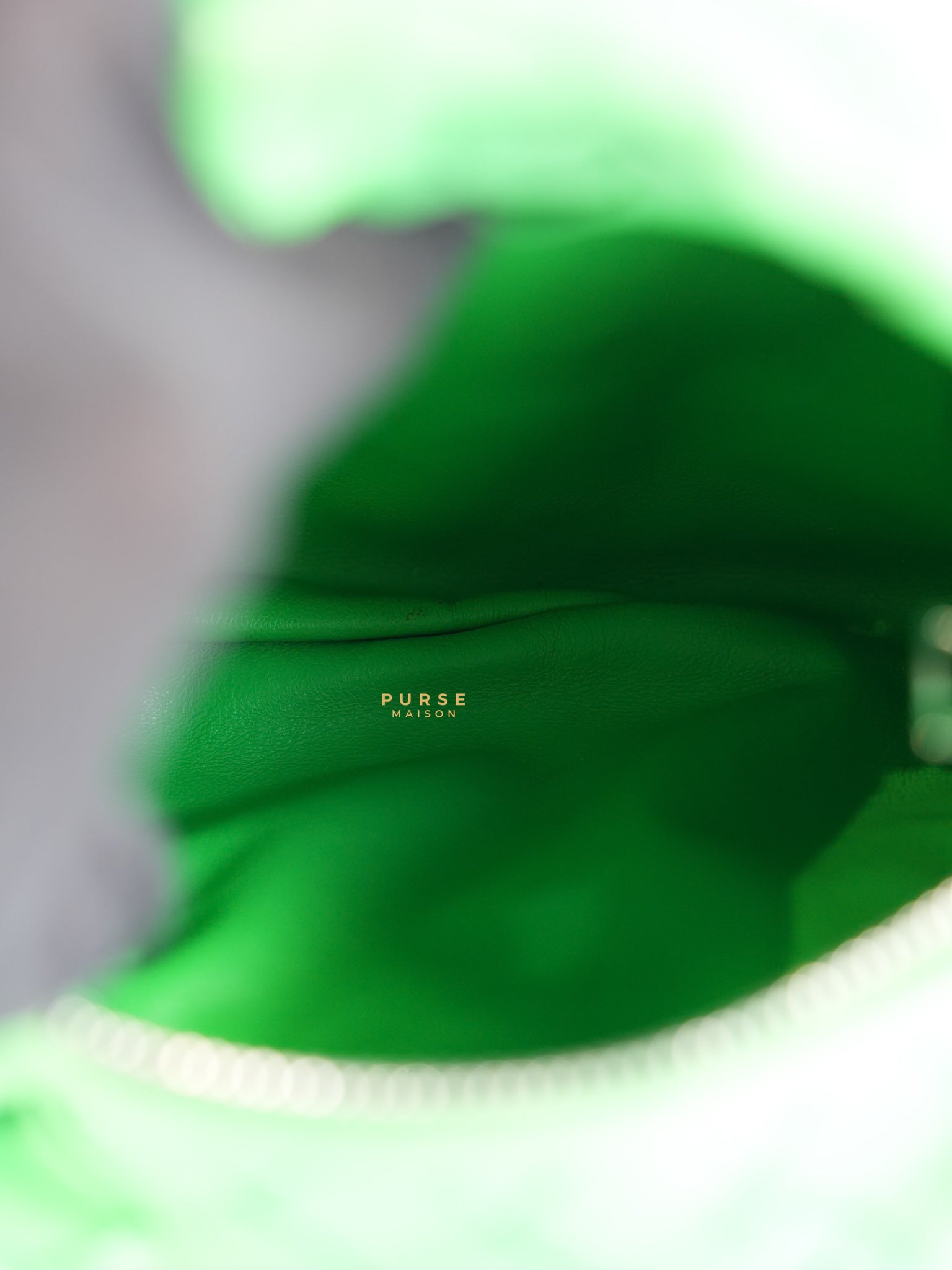 Nappa Intrecciato Mini Jodie Green Parakeet | Purse Maison Luxury Bags Shop