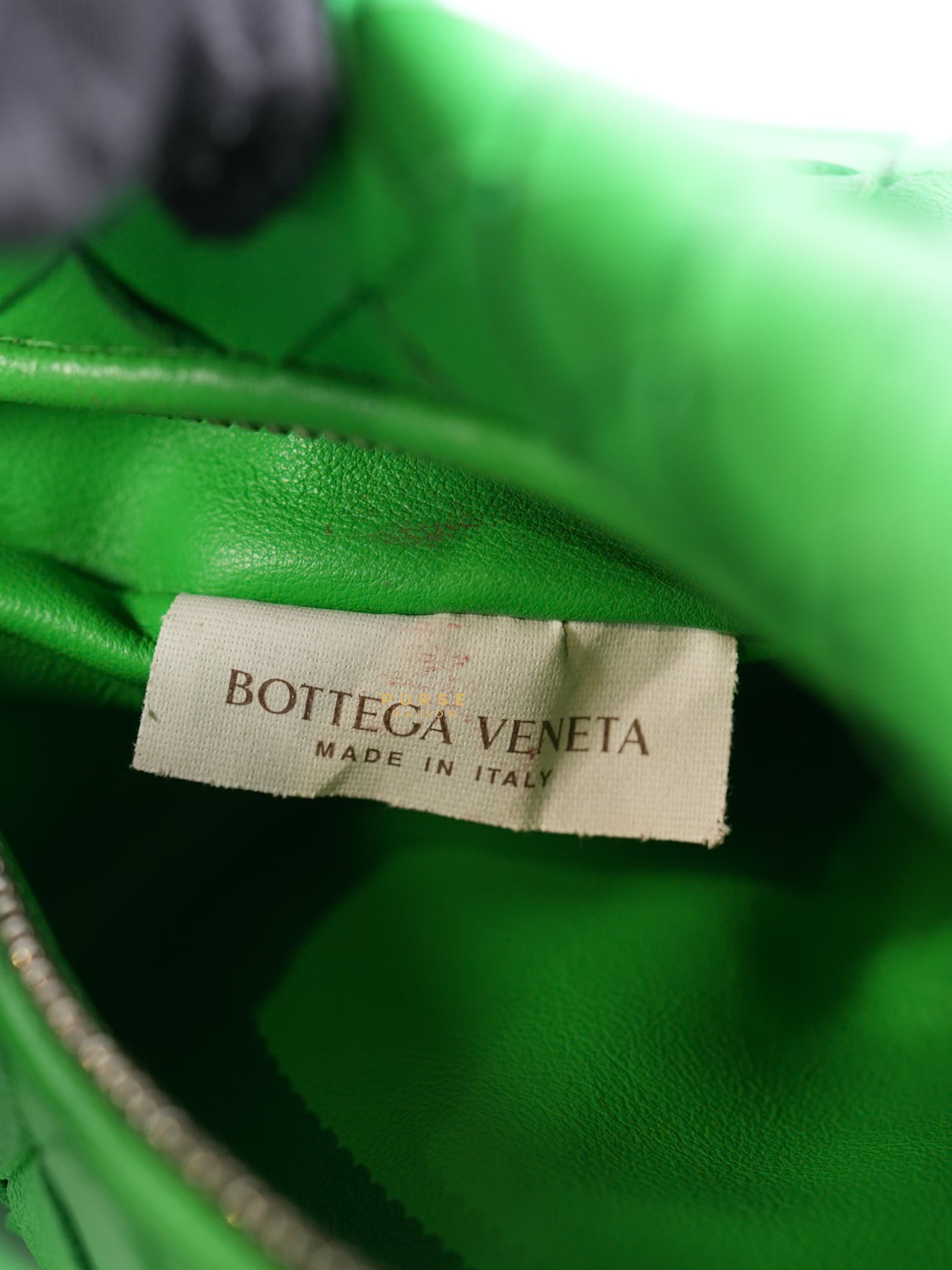 Nappa Intrecciato Mini Jodie Green Parakeet | Purse Maison Luxury Bags Shop