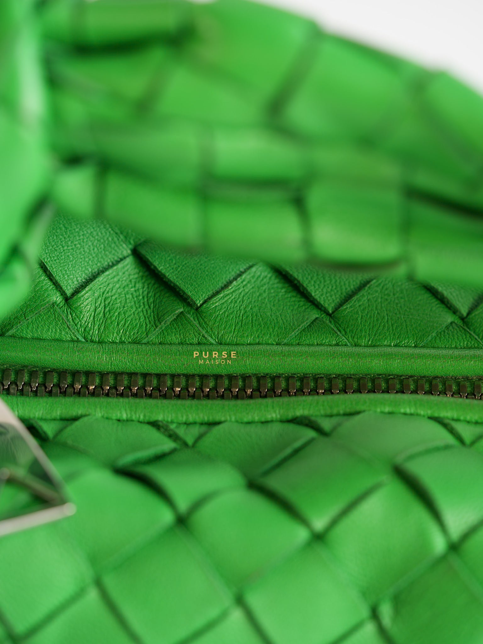 Nappa Intrecciato Mini Jodie Green Parakeet | Purse Maison Luxury Bags Shop